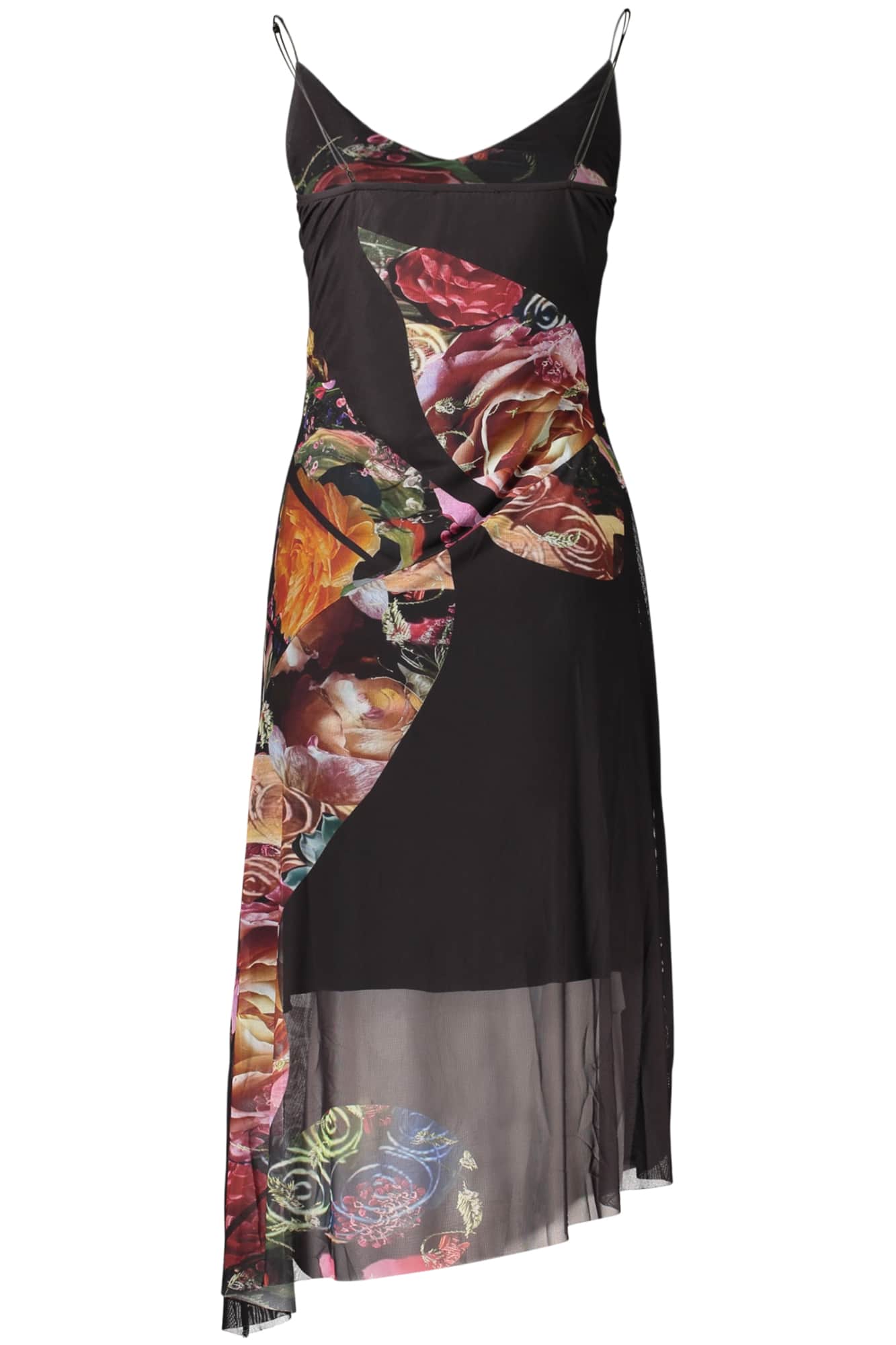 Desigual dames lang zwart jurk