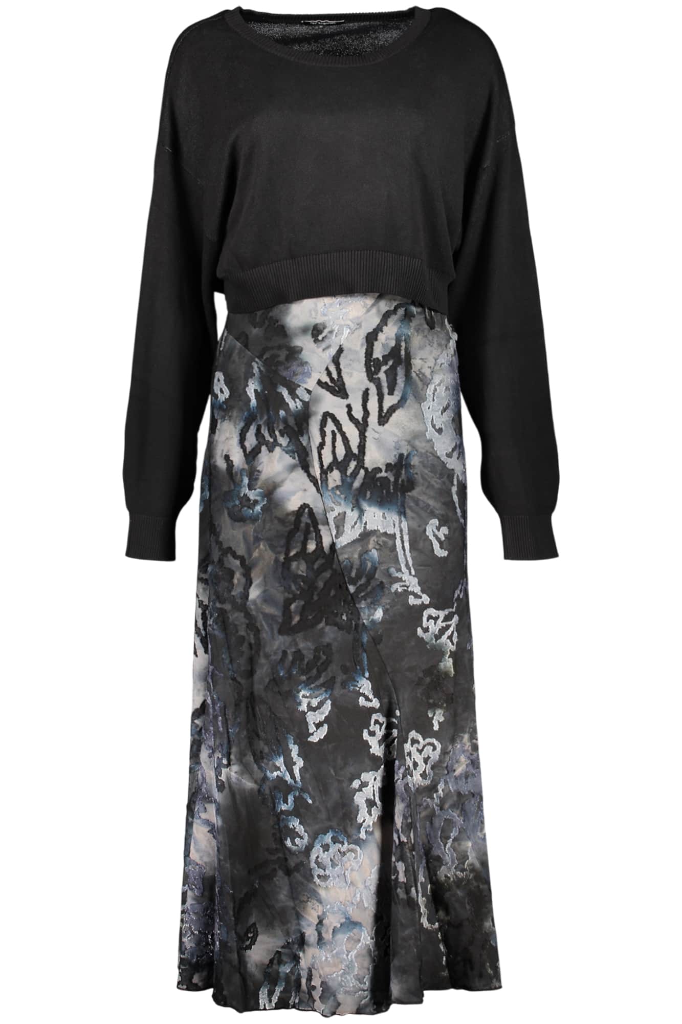 Desigual dames lang blauw jurk