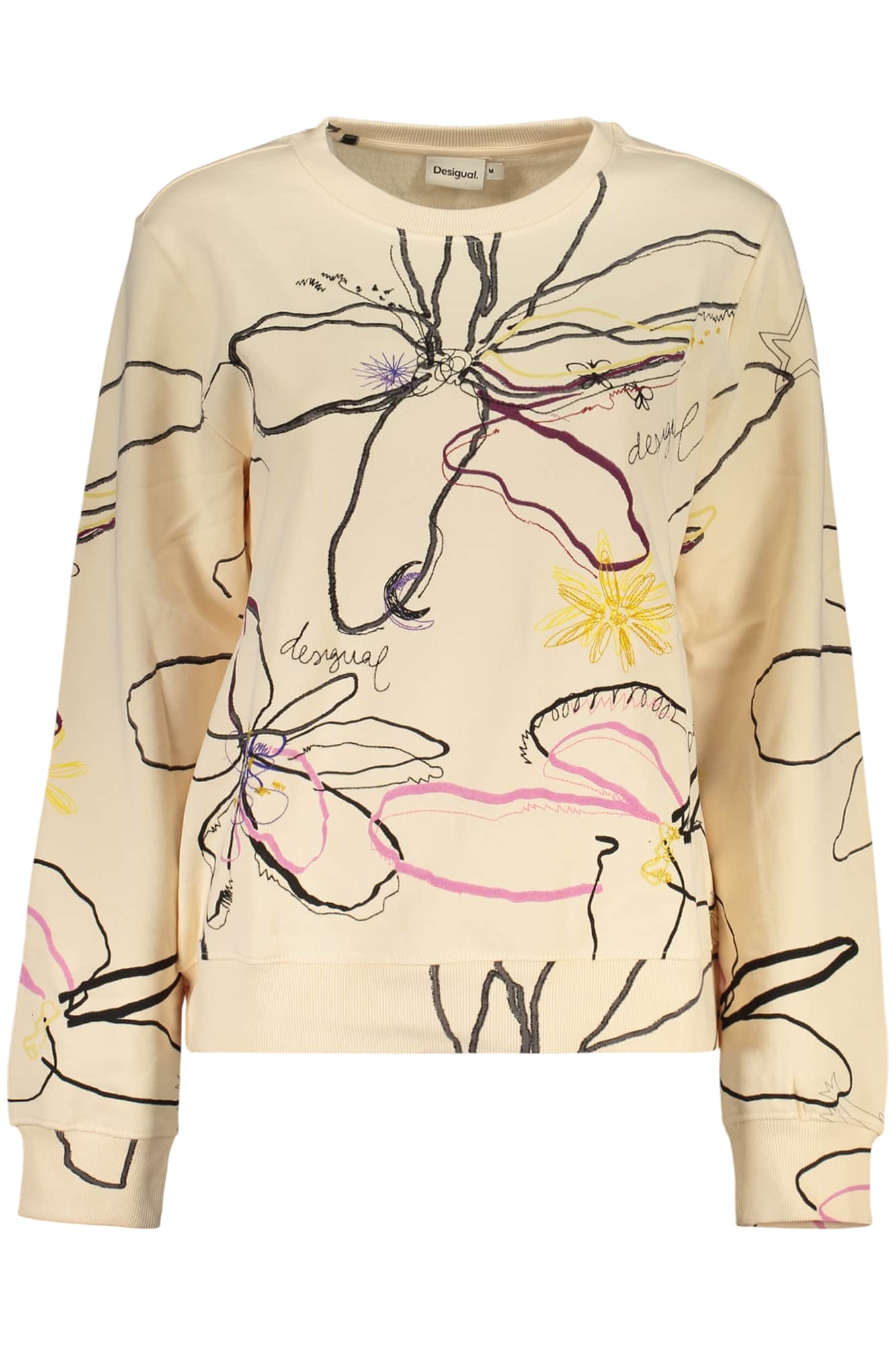 Desigual dames roze met rits sweater