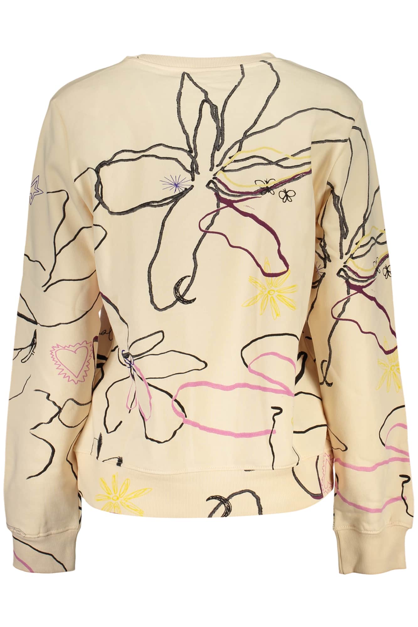 Desigual dames roze met rits sweater