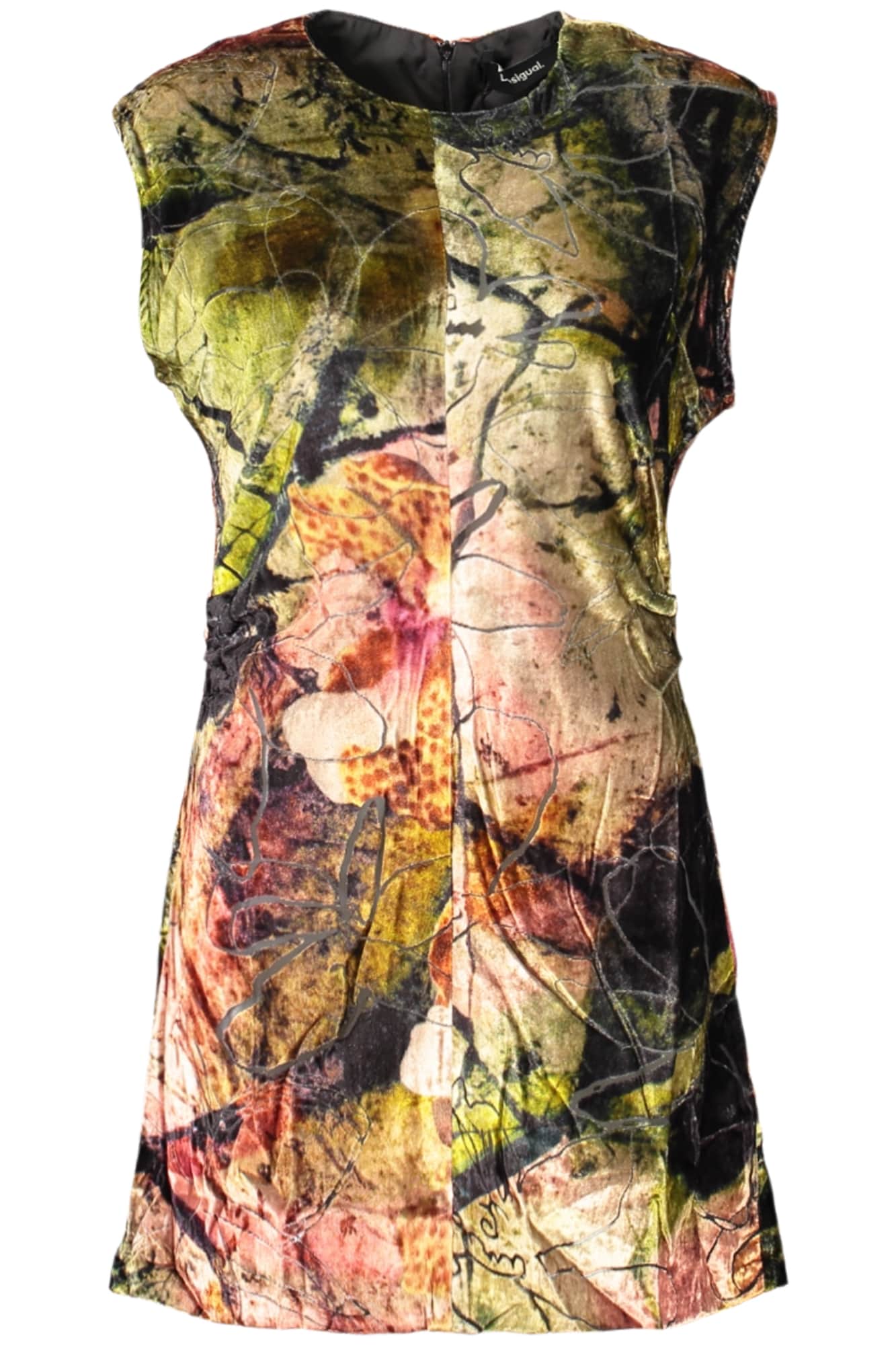Desigual kort jurk voor dames in groen