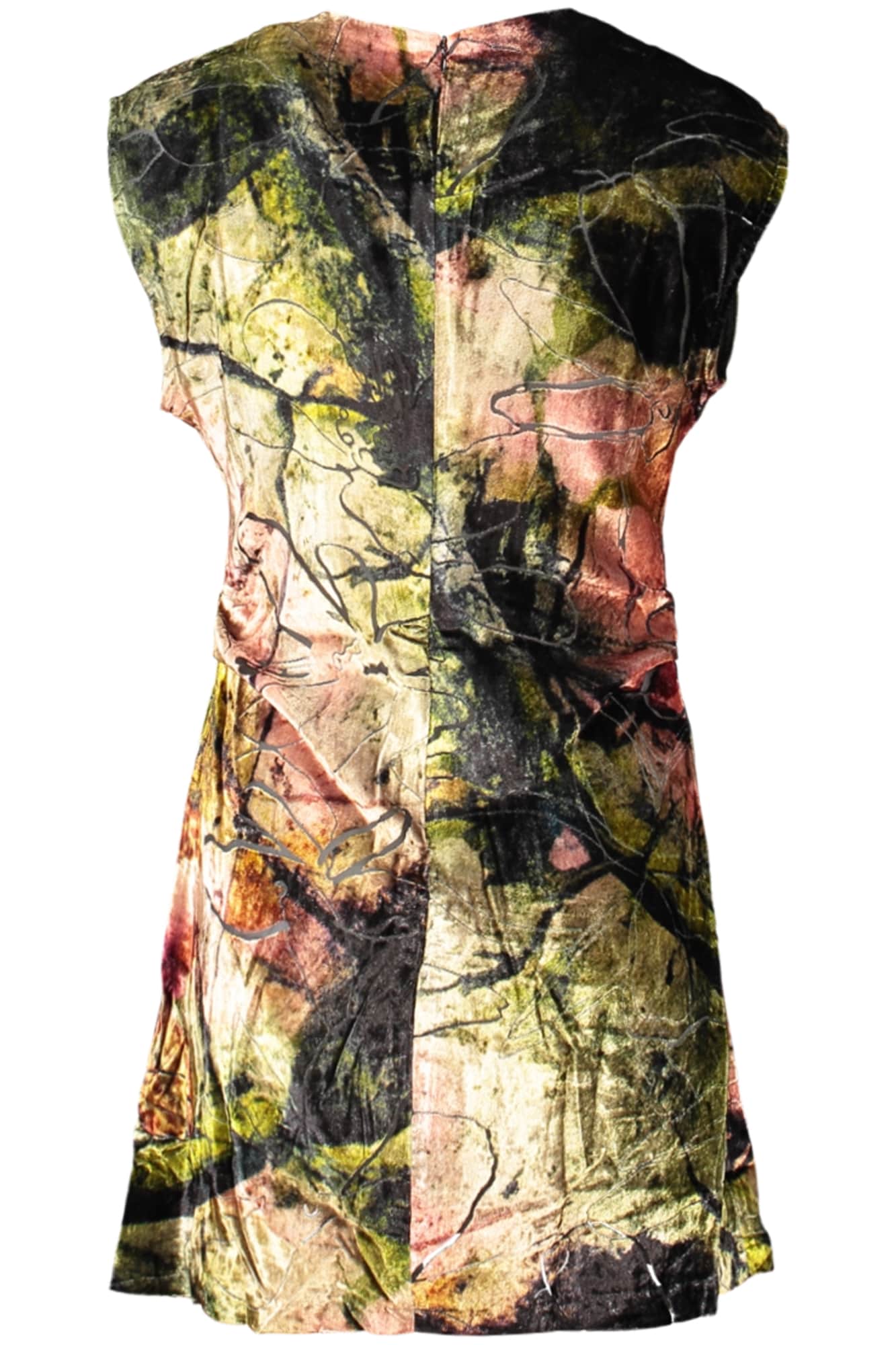 Desigual kort jurk voor dames in groen