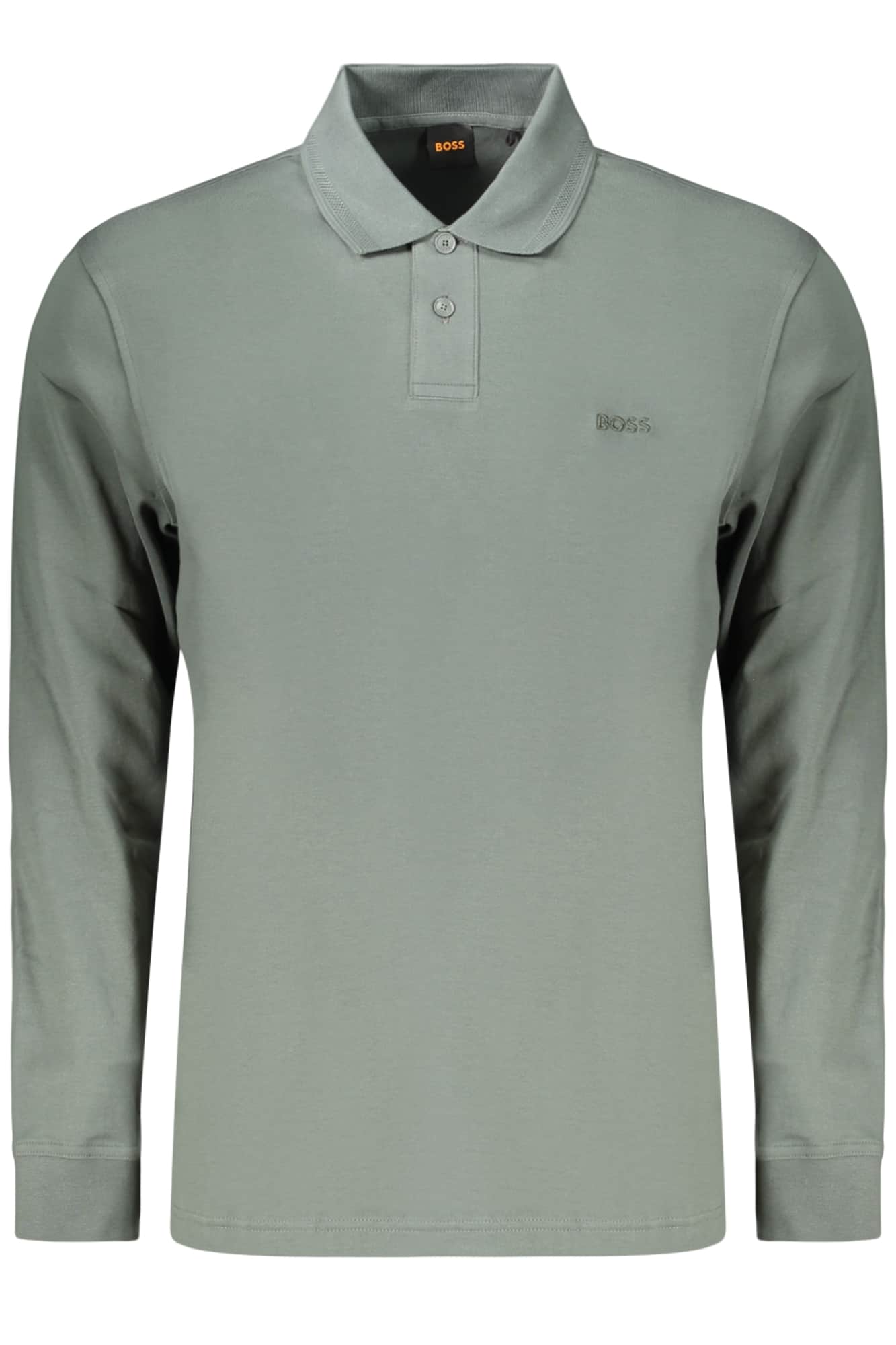 Boss heren lange mouw polo, blauw