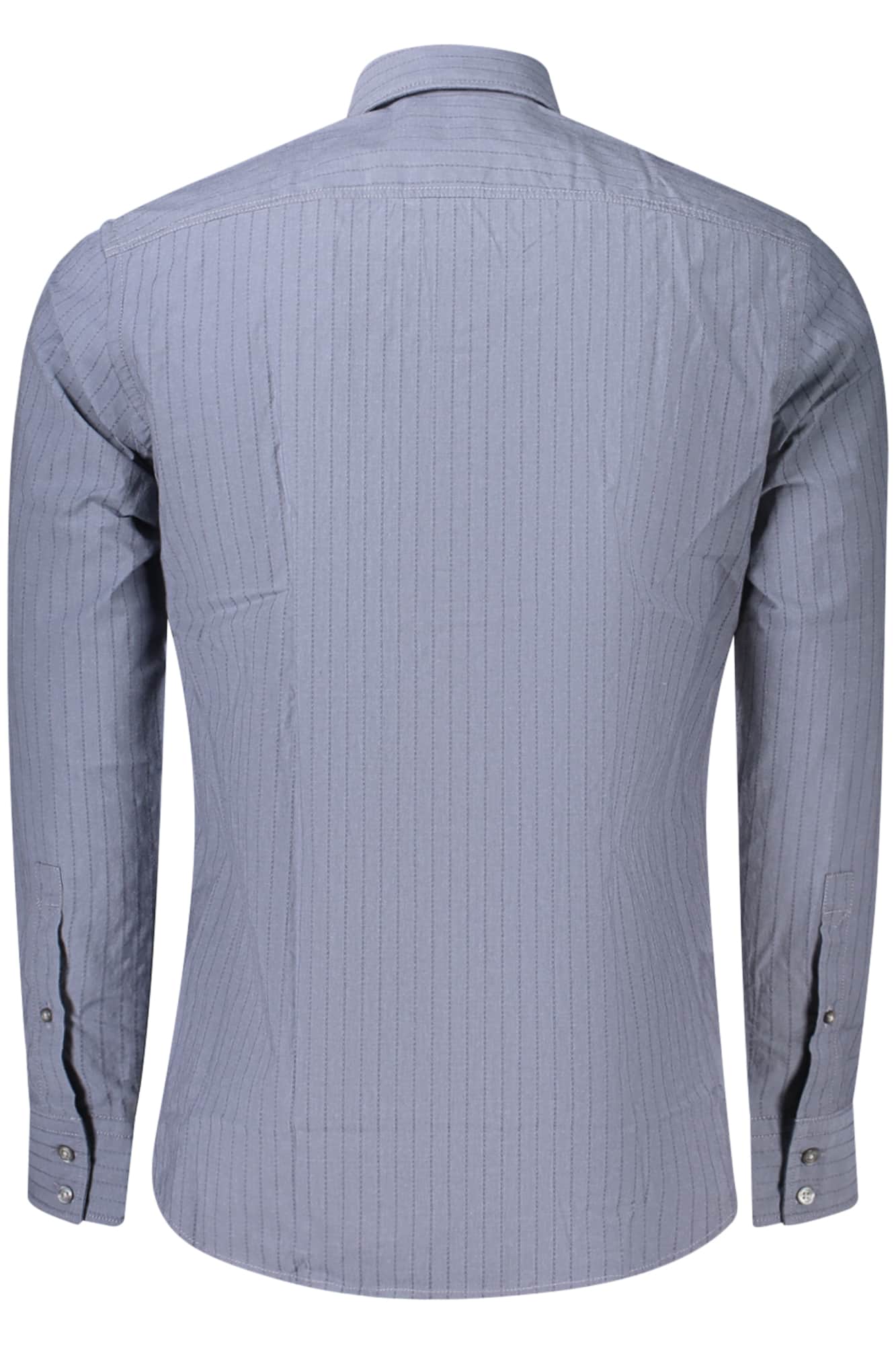 Boss heren lange mouw blauw shirt