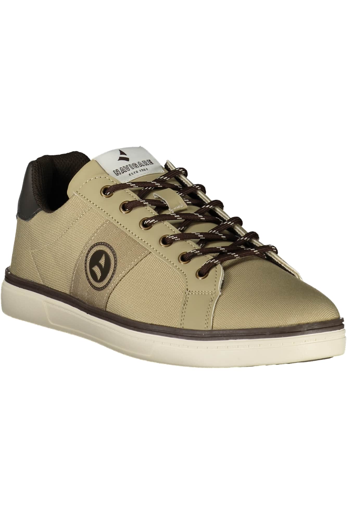 Navigate heren beige sportschoenen