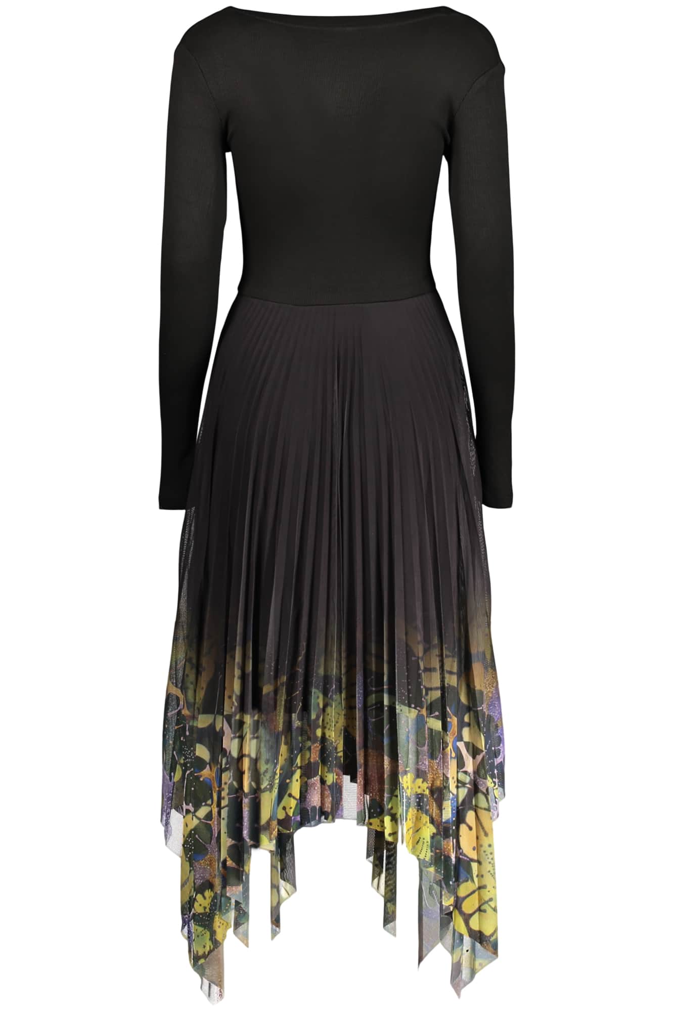 Desigual dames lang zwart jurk