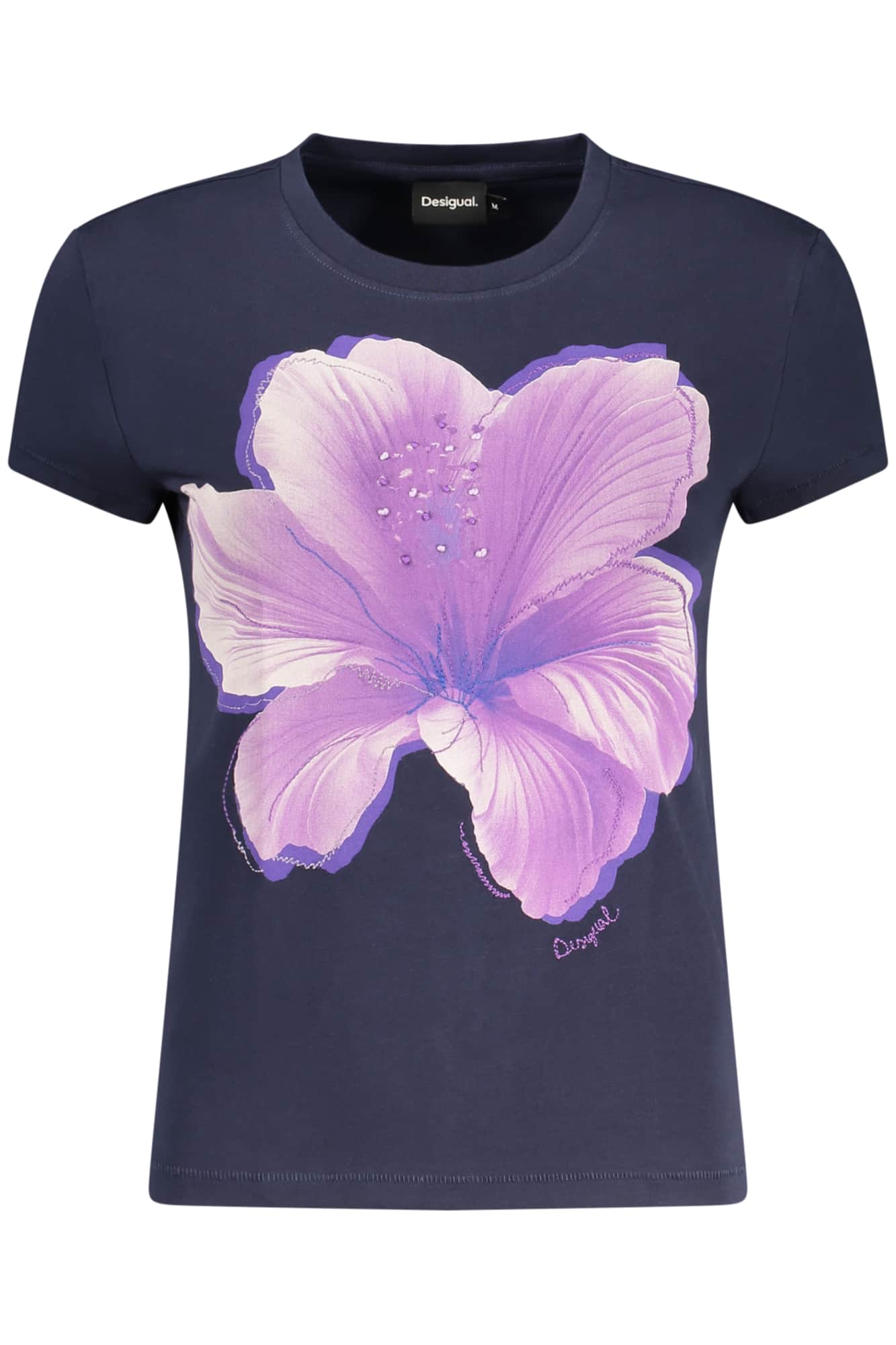 Desigual dames korte mouw t-shirt blauw