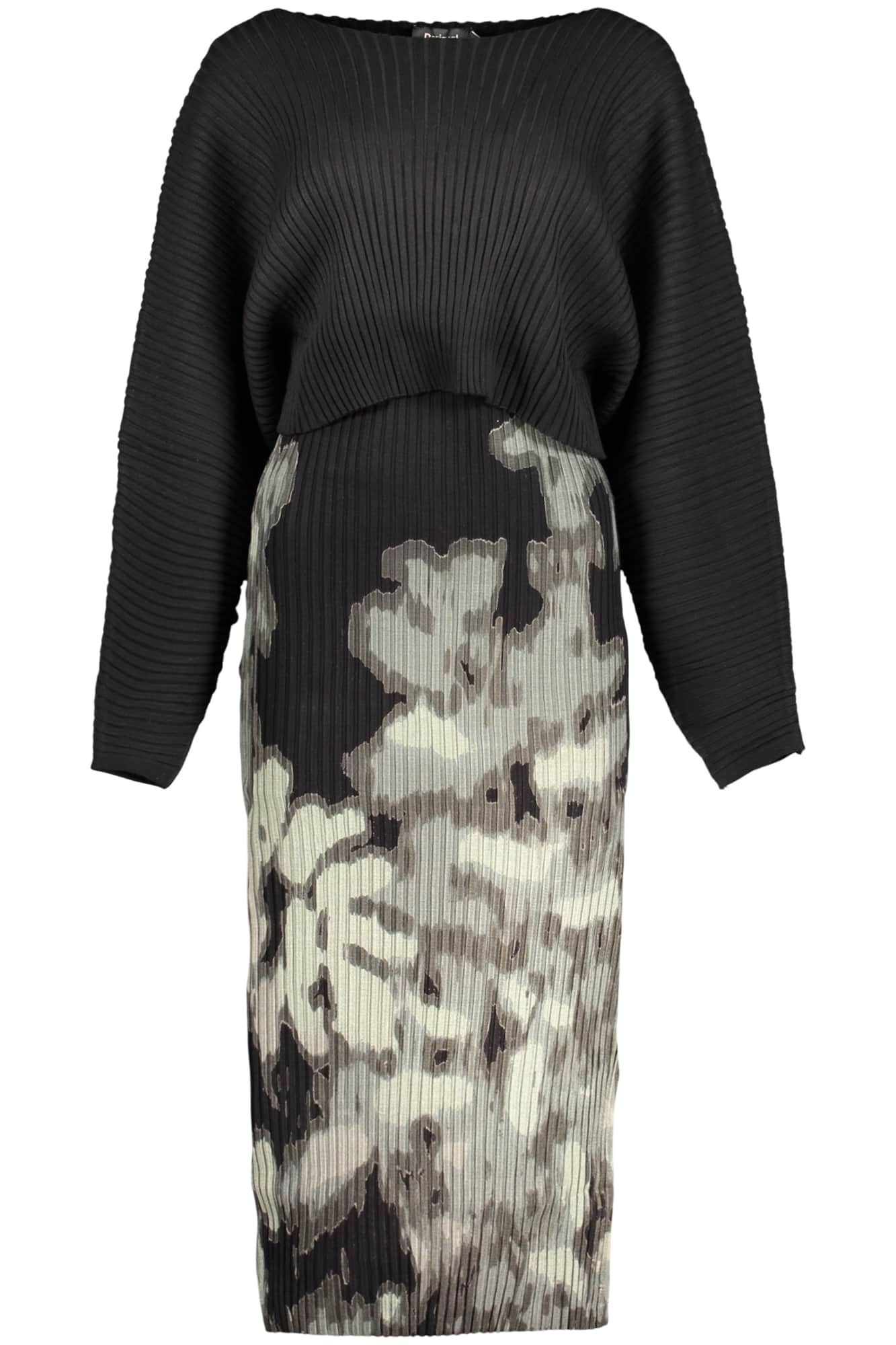 Desigual dames lang zwart jurk