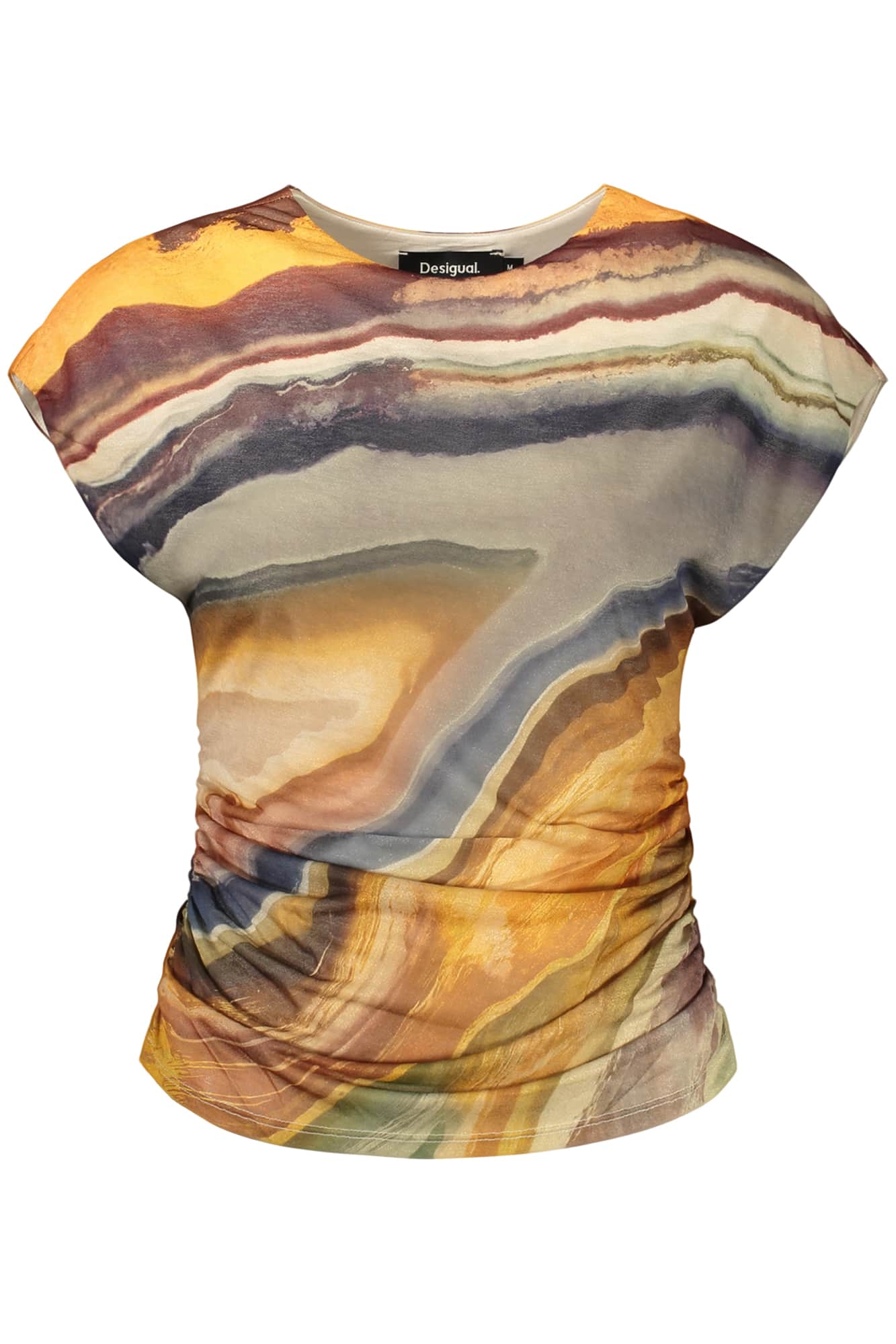 Desigual dames mouwloos t-shirt beige