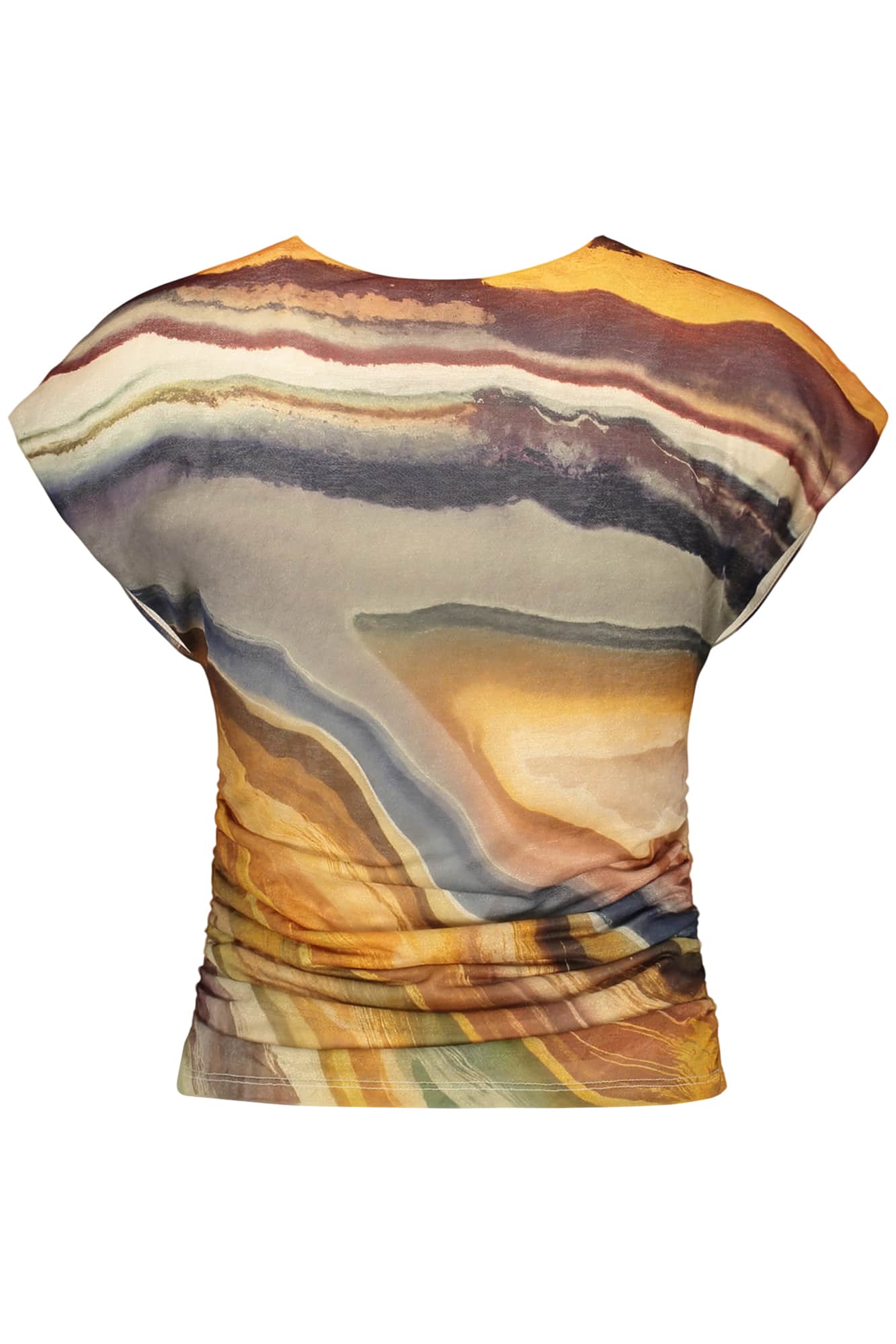 Desigual dames mouwloos t-shirt beige