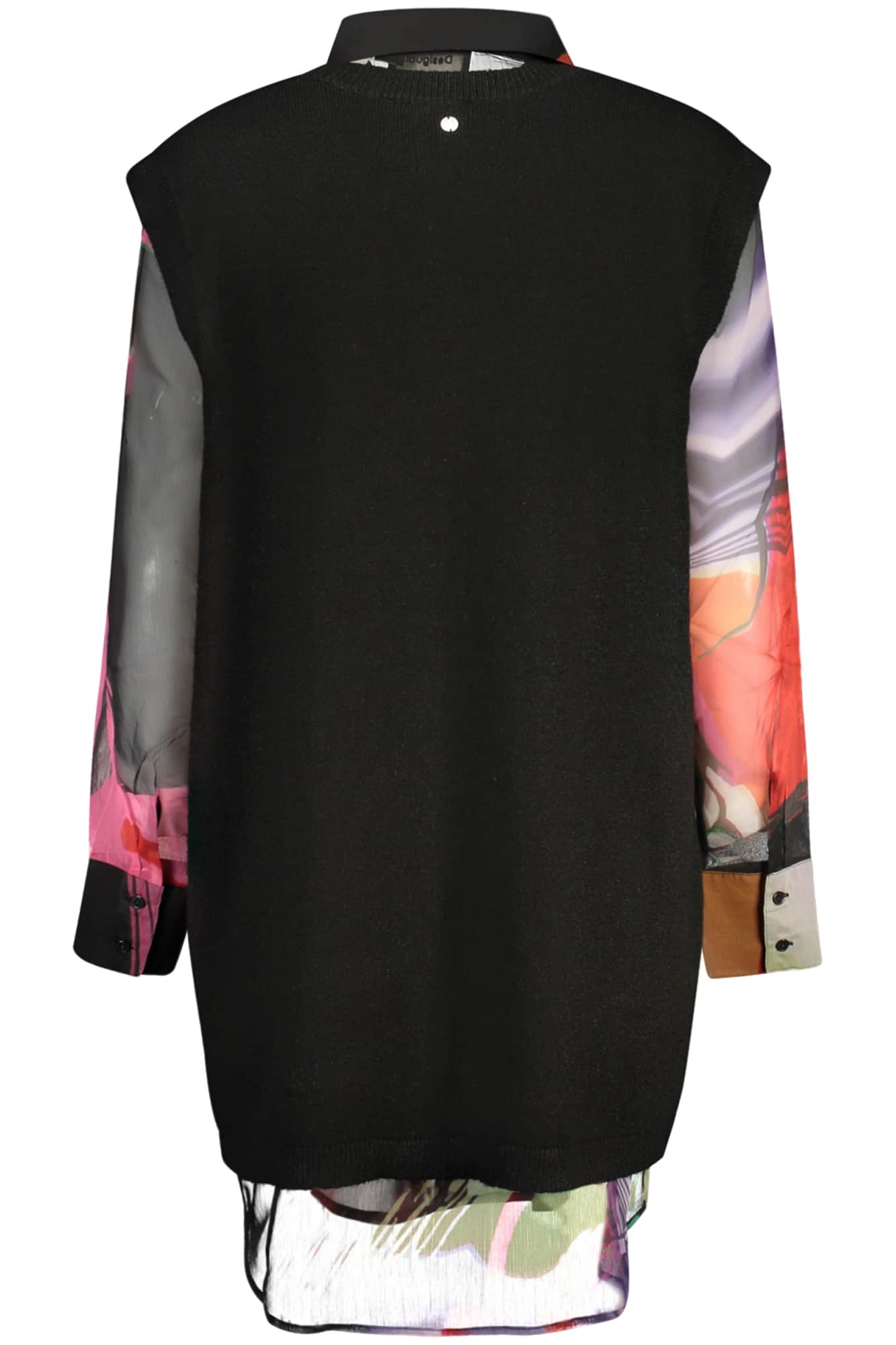 Desigual dames lange mouw shirt, zwart