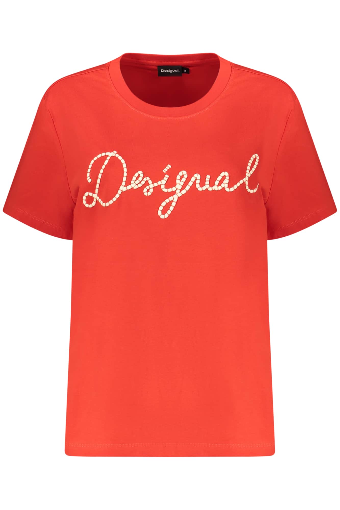 Desigual dames korte mouw t-shirt, rood