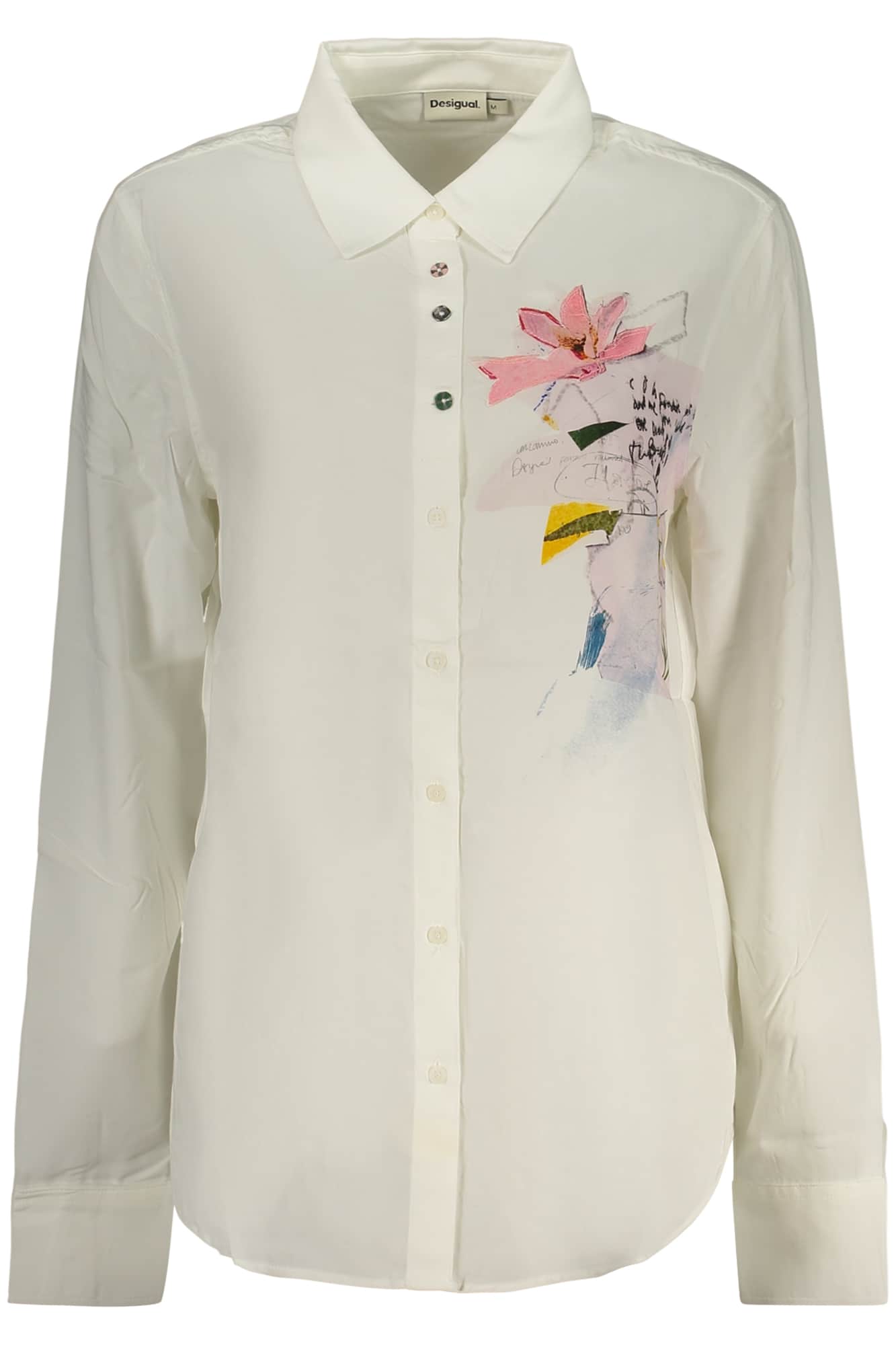 Desigual dames lange mouw shirt wit