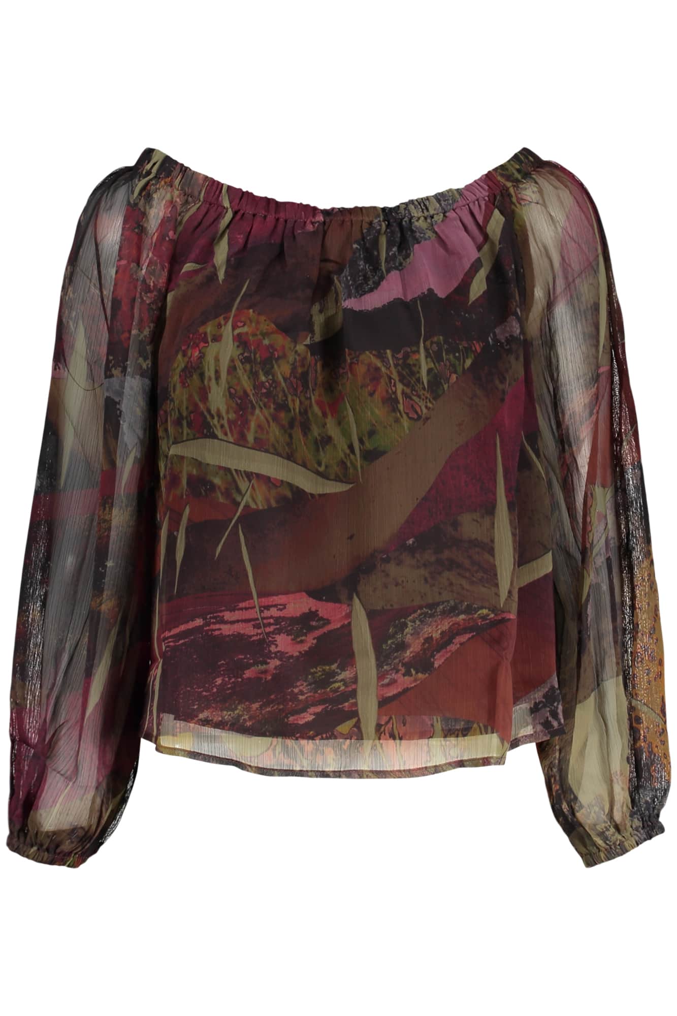 Desigual dames lange mouw shirt, groen