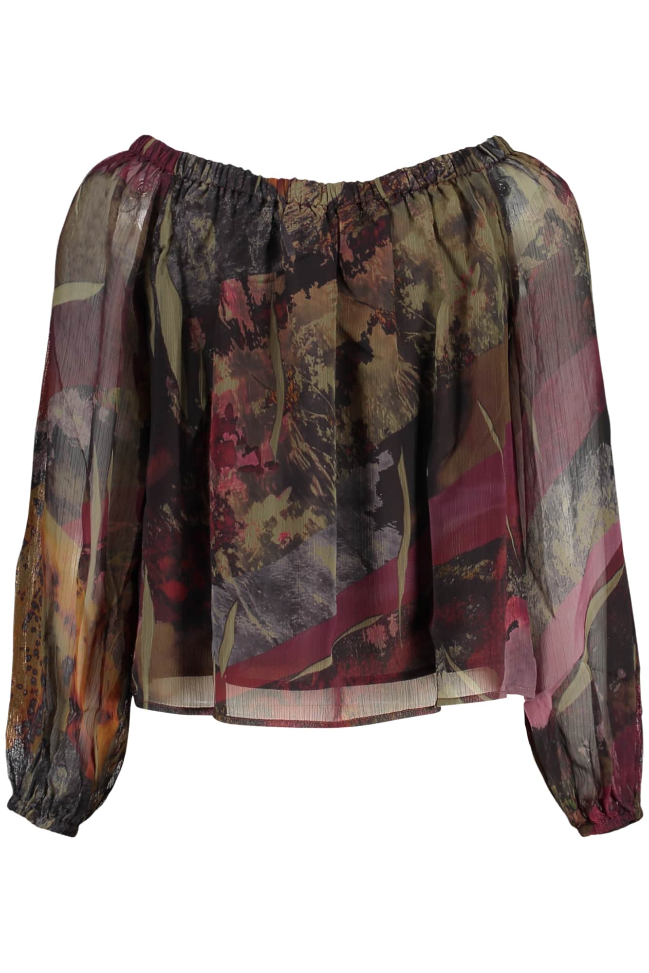 Desigual dames lange mouw shirt, groen