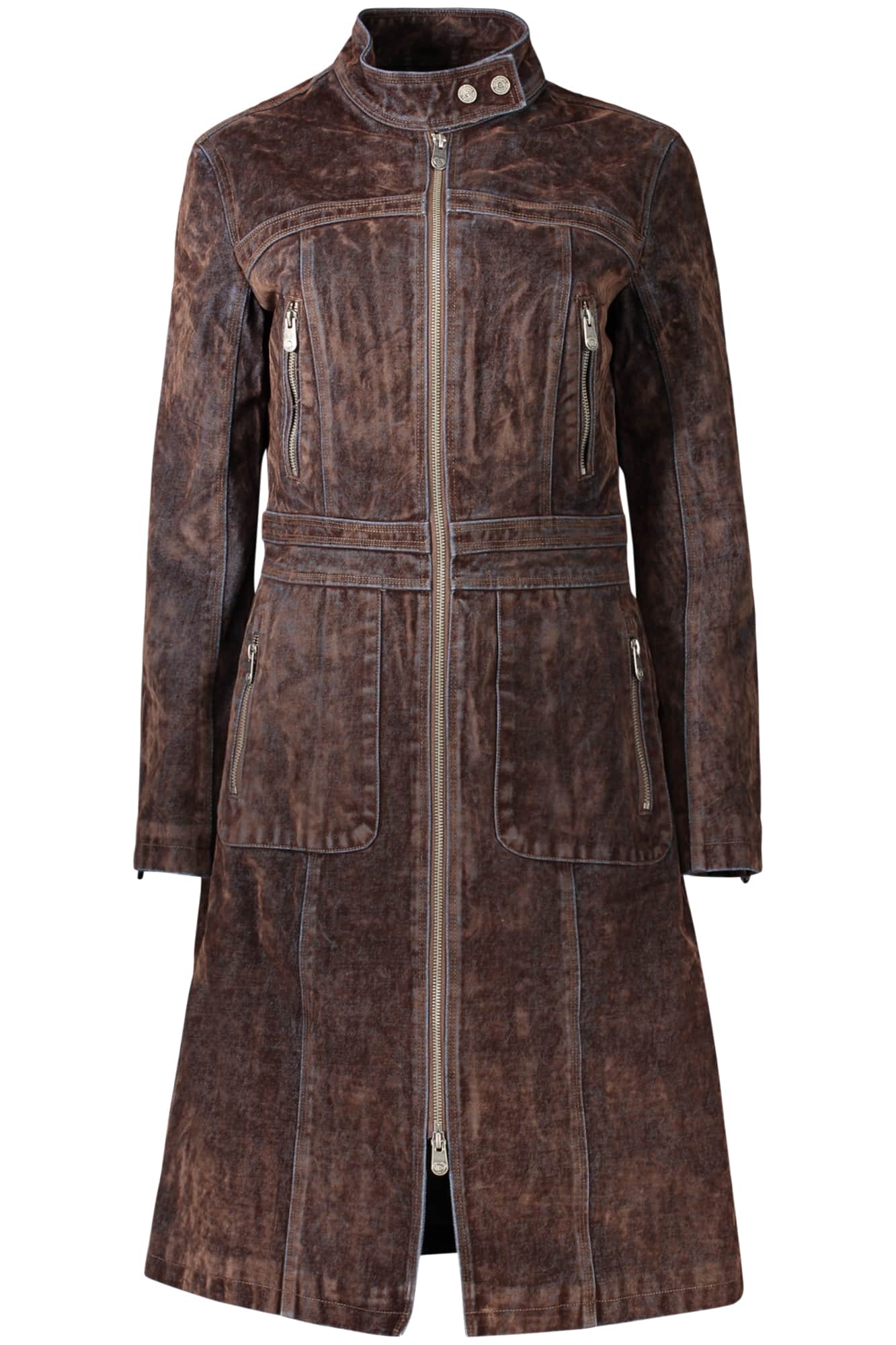 Desigual dames bruin trenchcoat