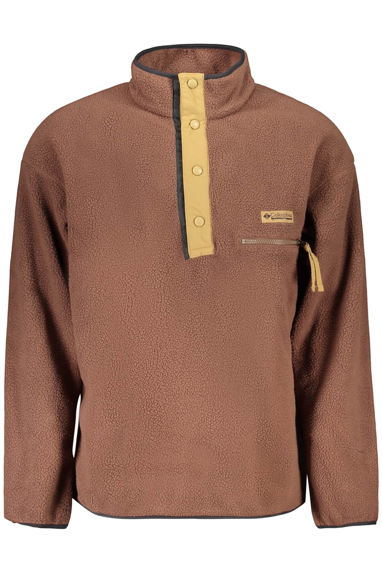 Columbia heren bruin met rits sweater