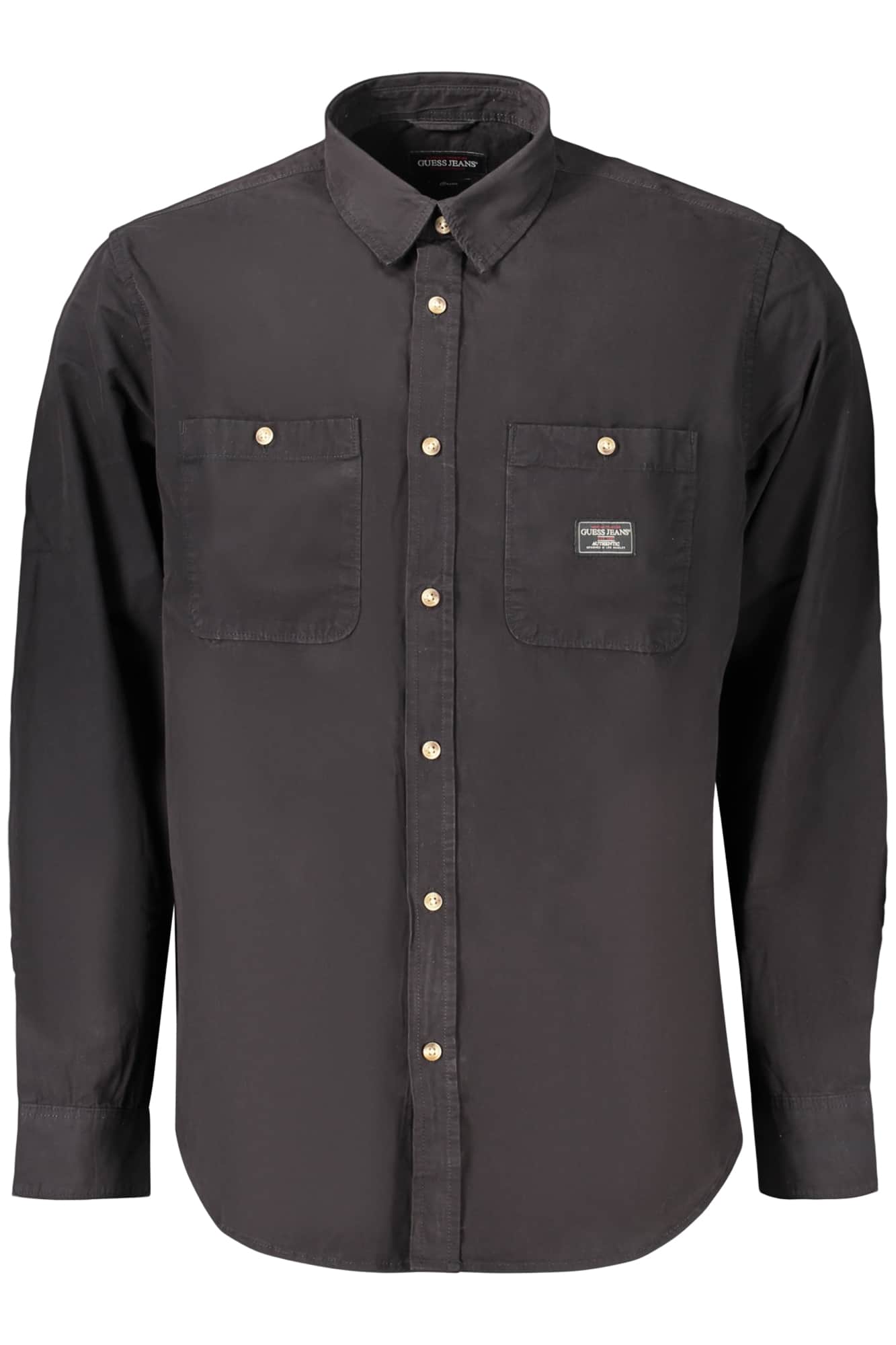 Guess Jeans heren lange mouw shirt zwart