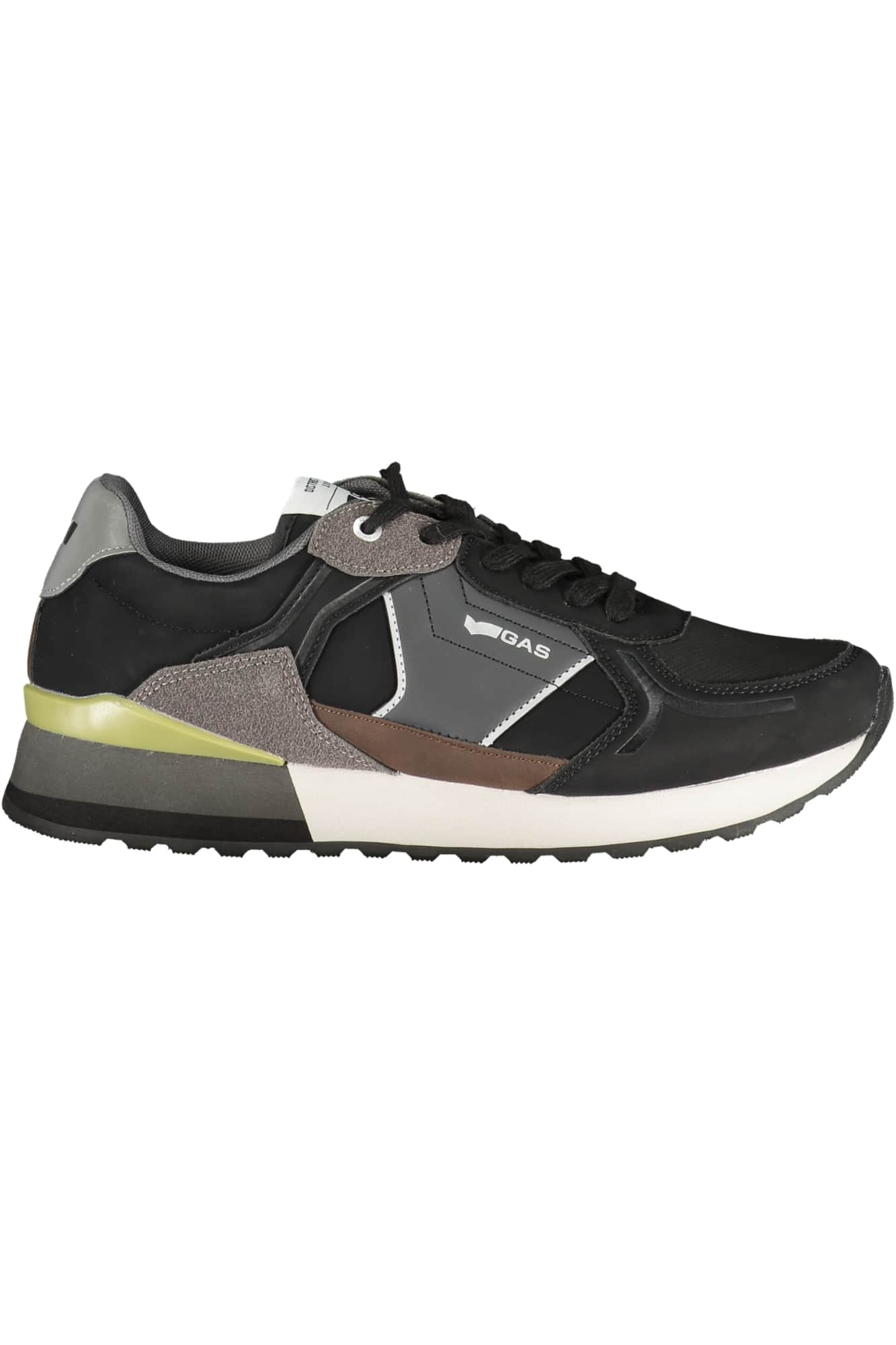 Gas groen heren sportschoenen