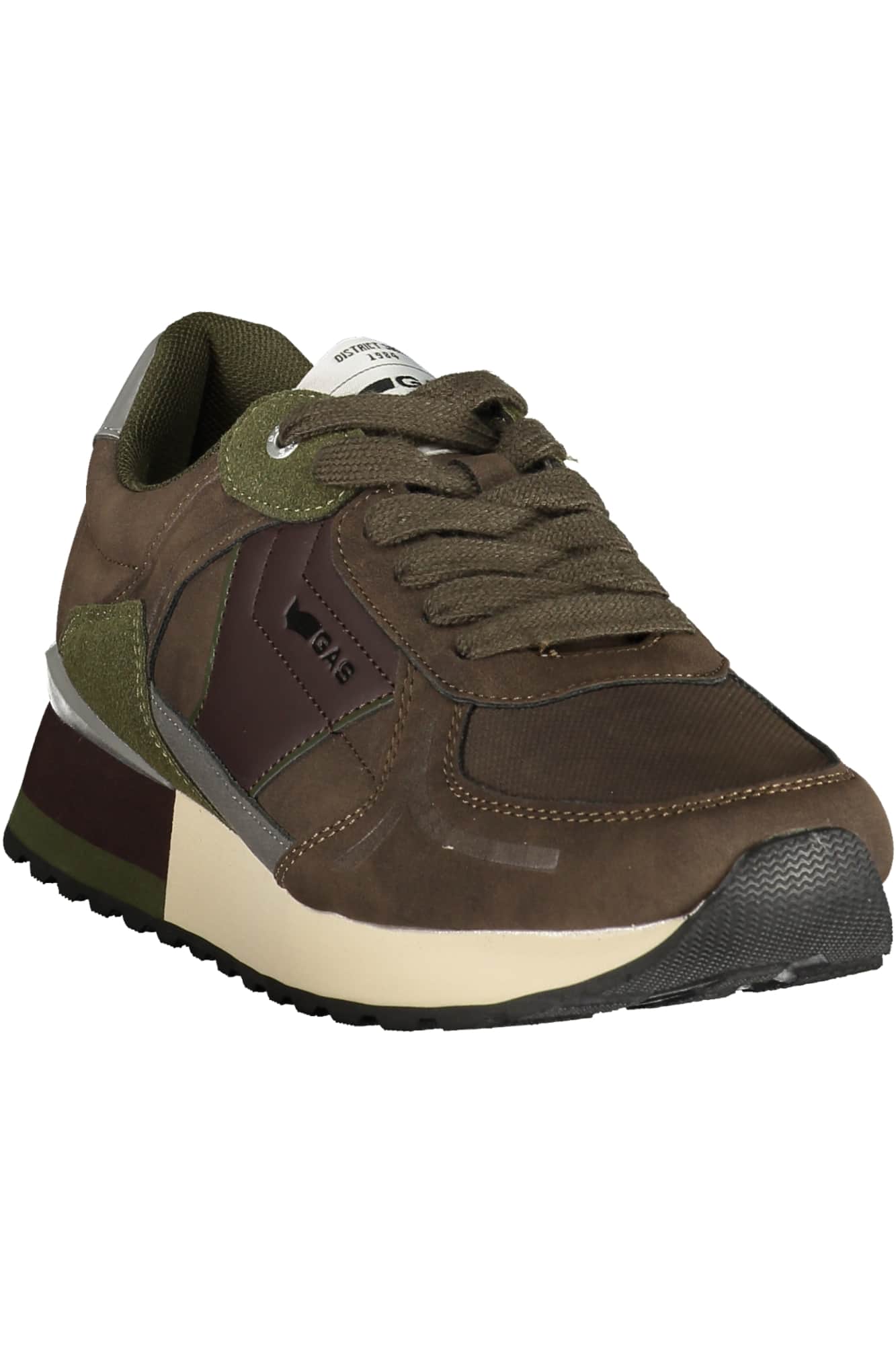 Gas groen heren sportschoenen