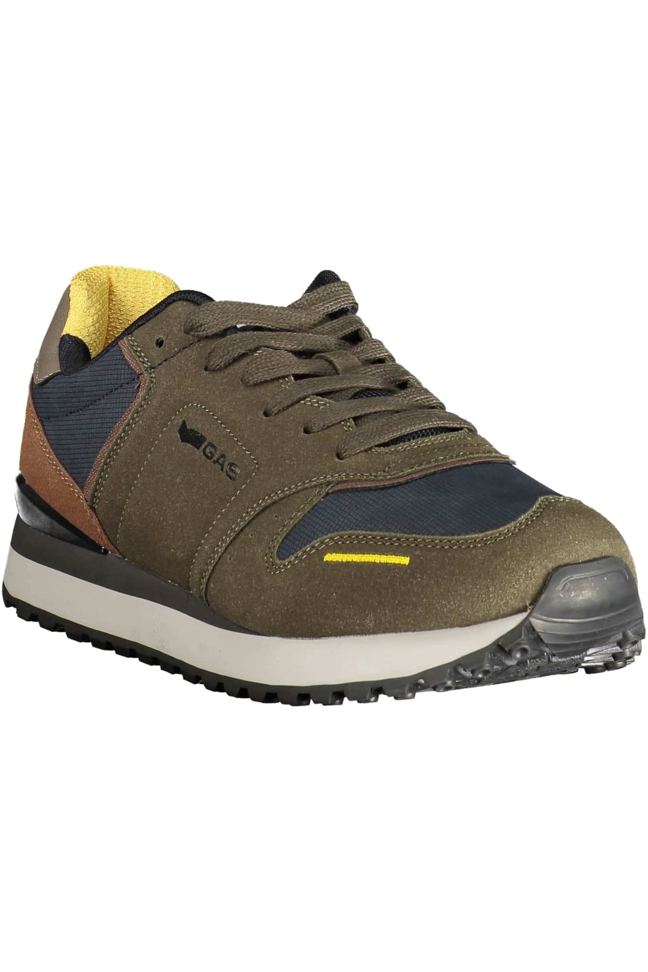 Gas groen heren sportschoenen