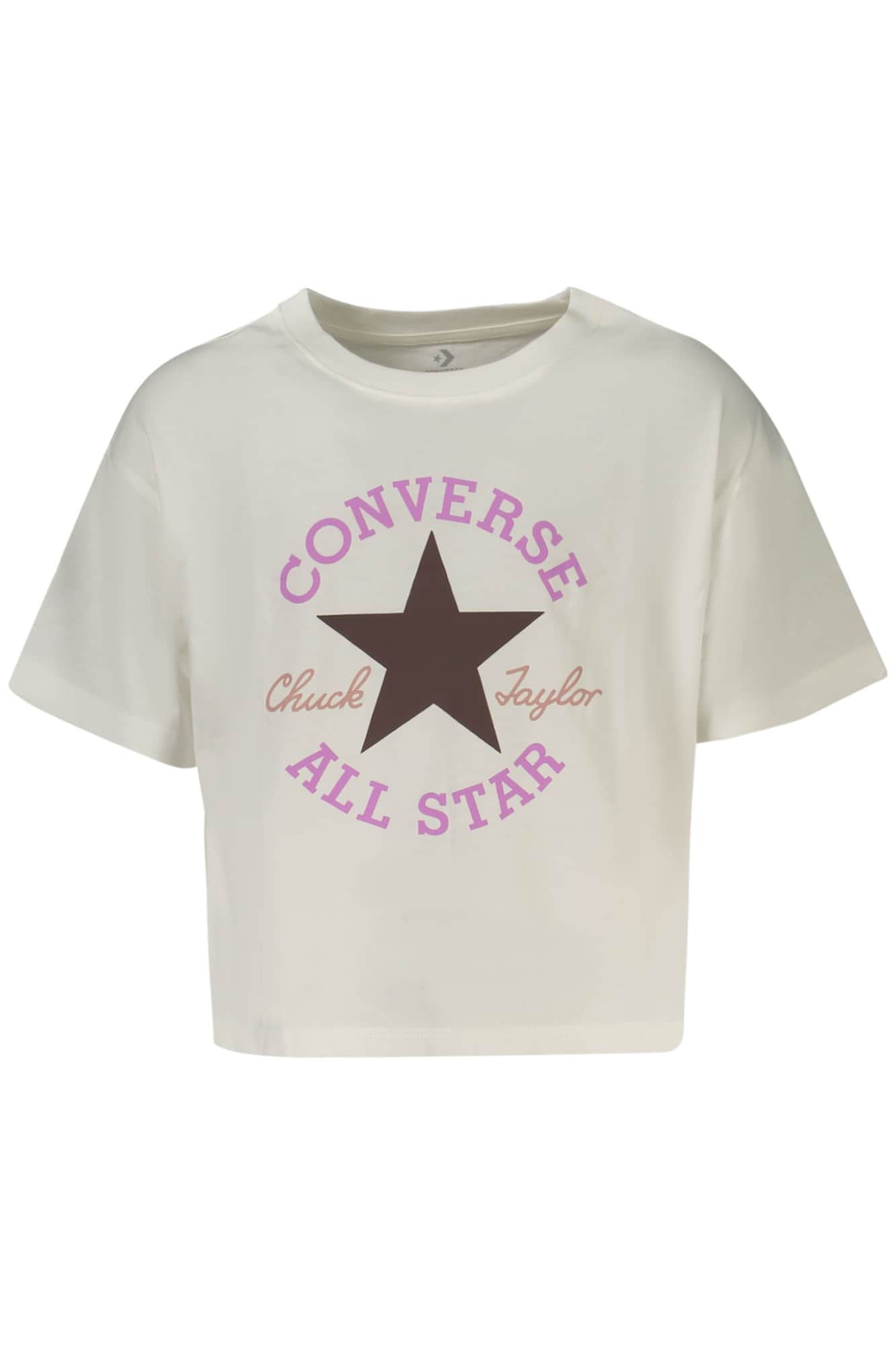 Converse Meisjes Korte Mouw T-Shirt, Zwart