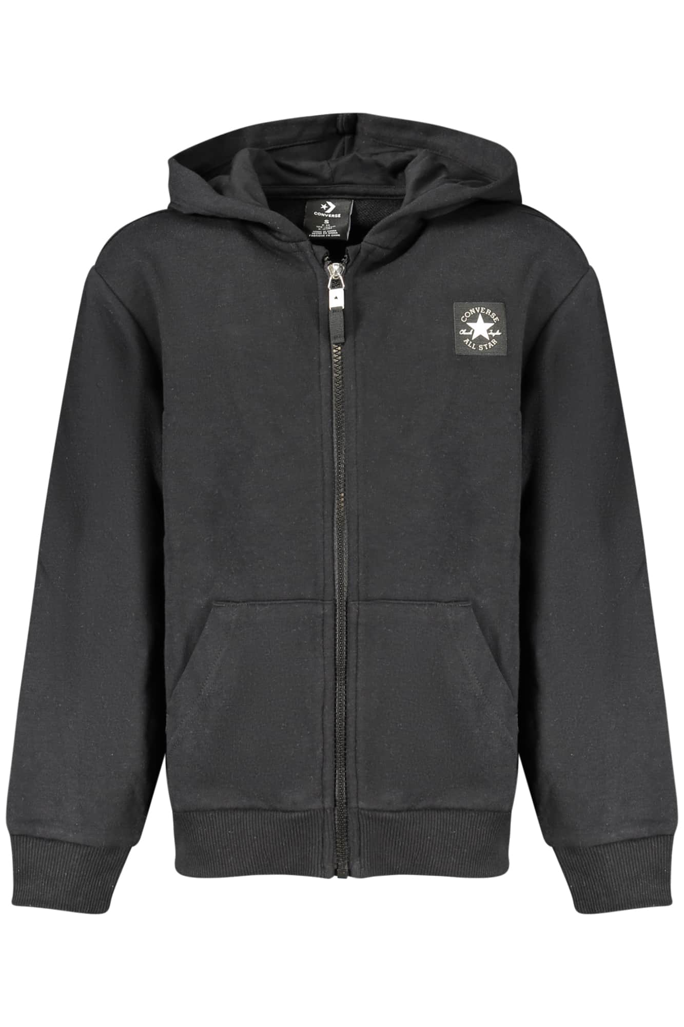 Converse kinder grijs met rits sweater
