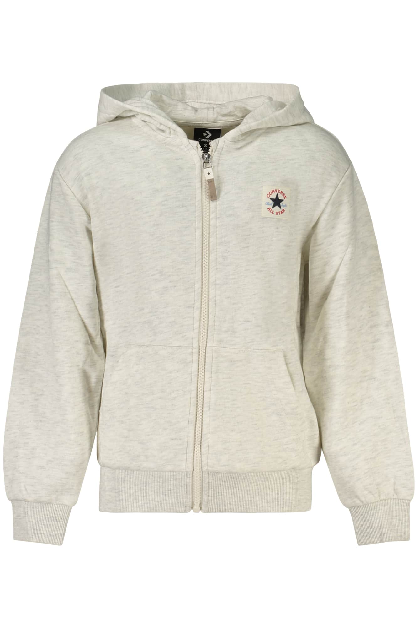 Converse kinder grijs met rits sweater