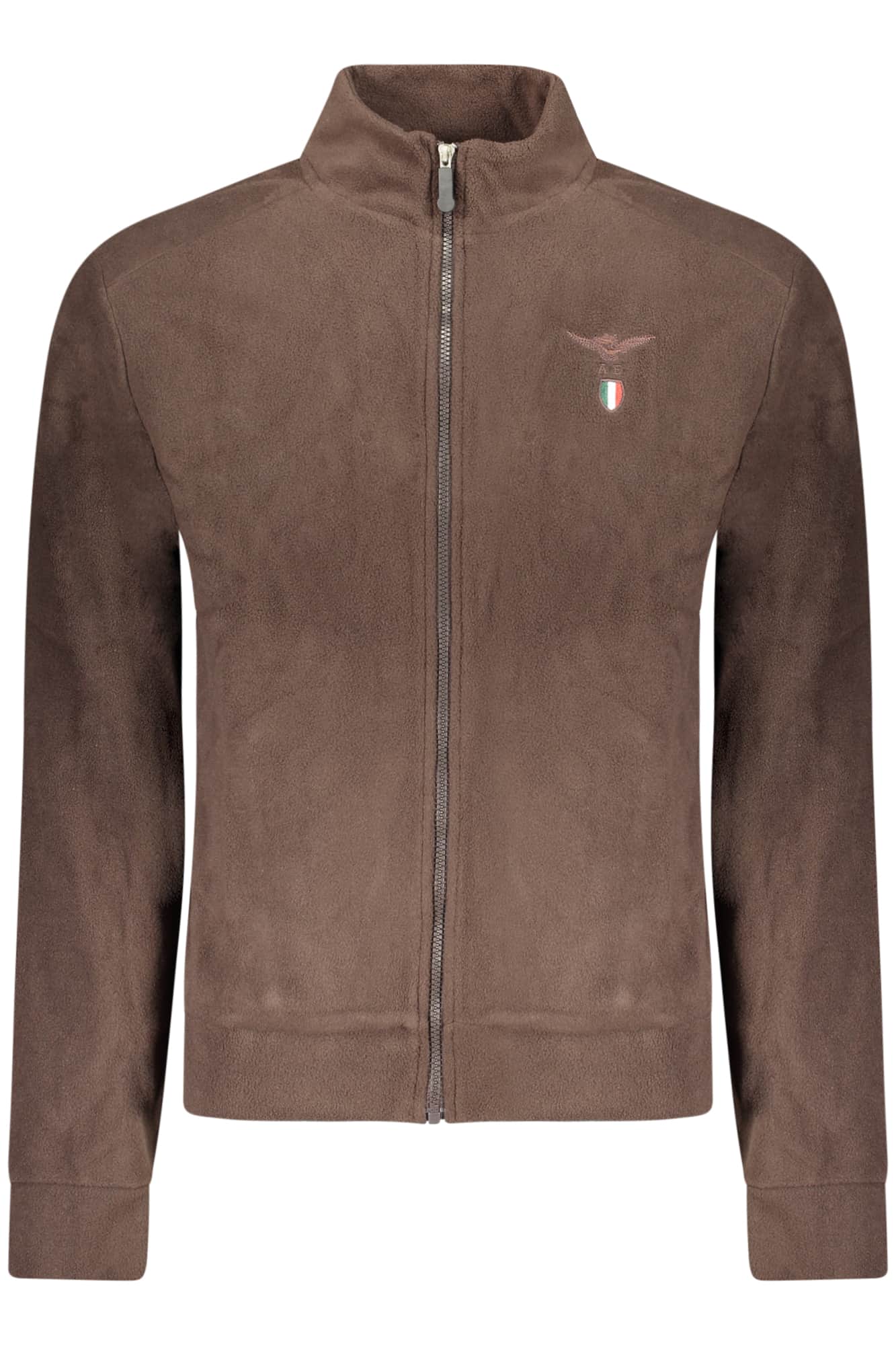 Military academy heren groen met rits sweater