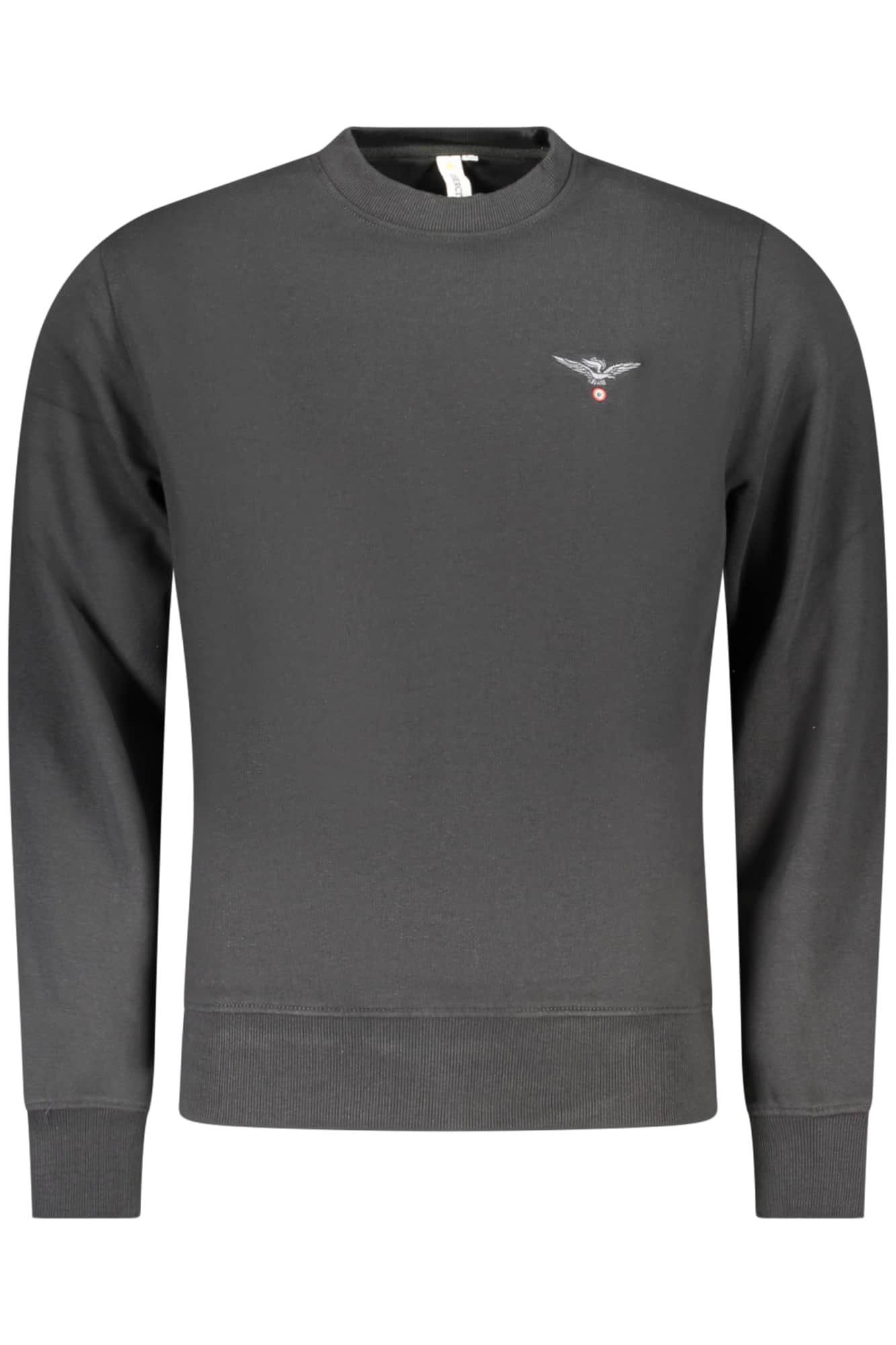 Military academy heren met rits sweater, groen