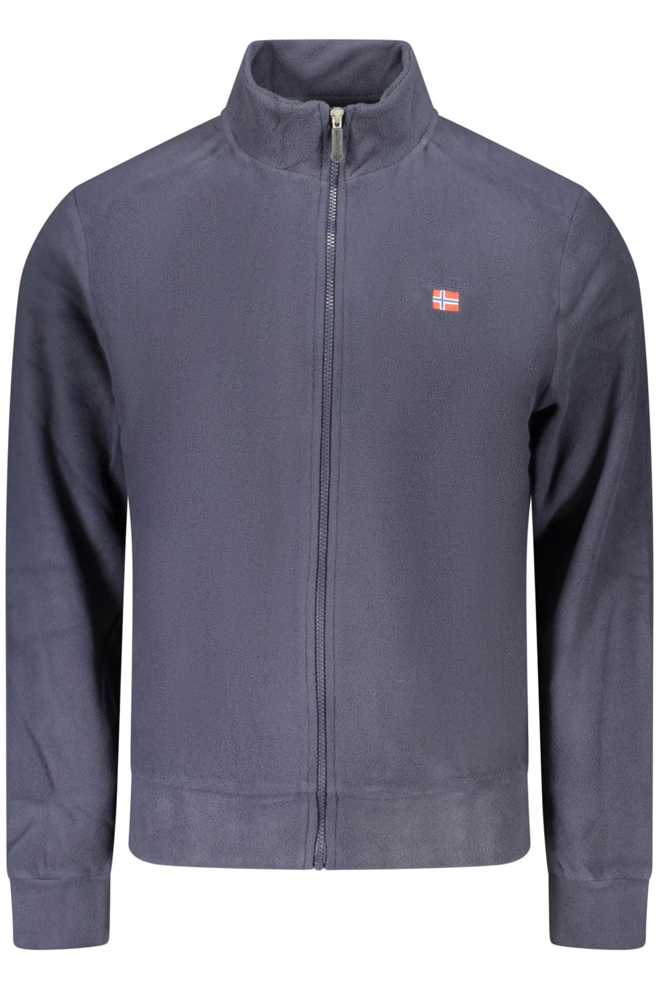 The North Stone heren groen met rits sweater