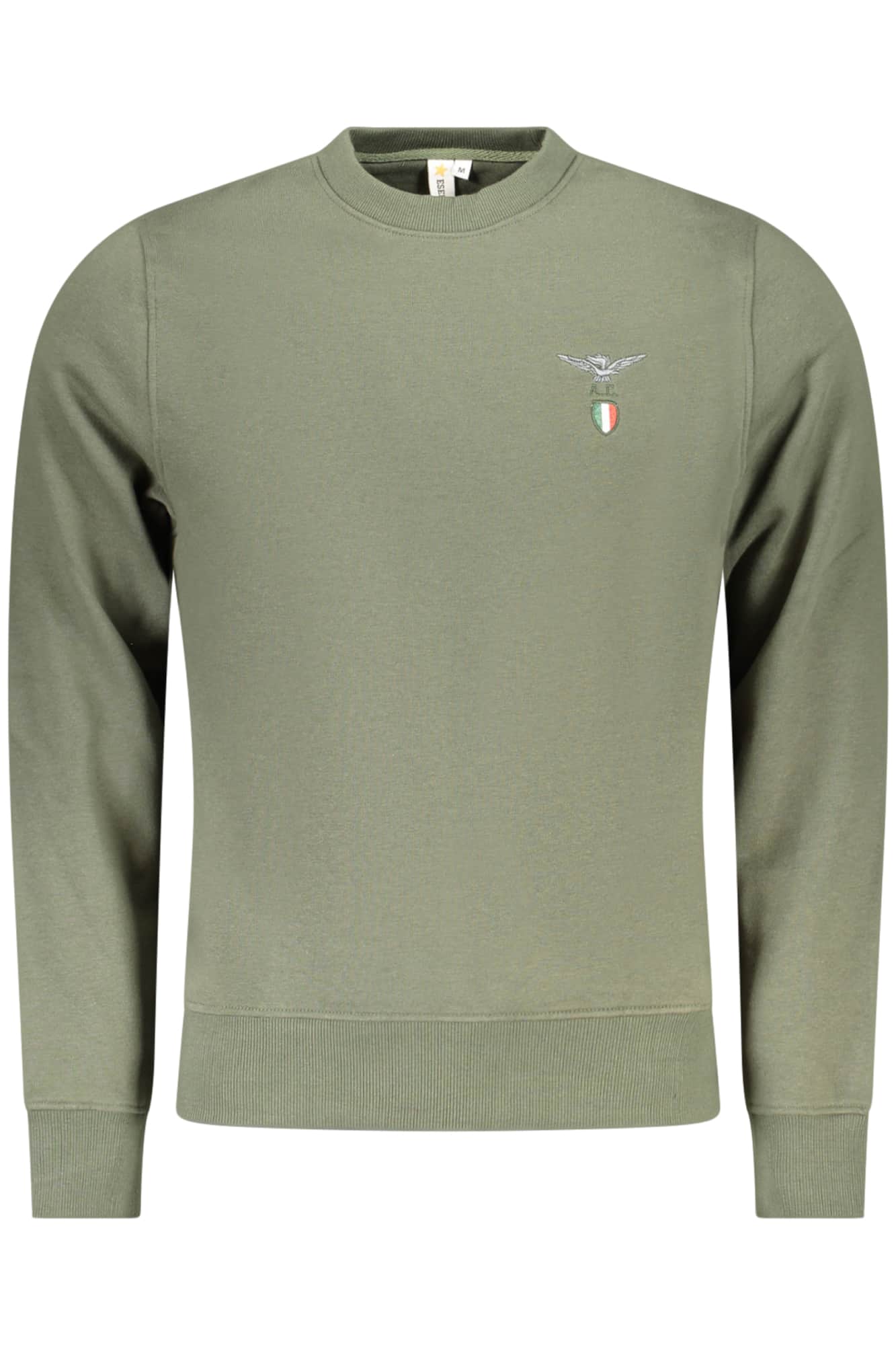 Military academy heren bruin met rits sweater