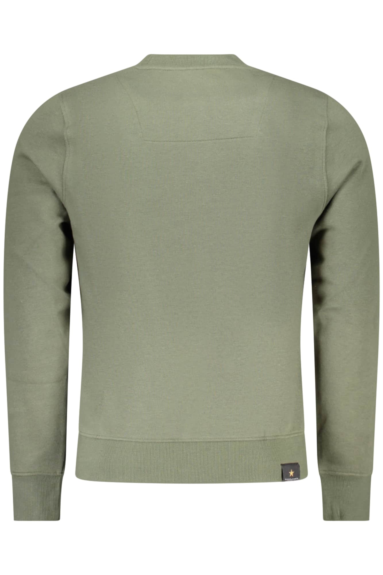 Military academy heren bruin met rits sweater