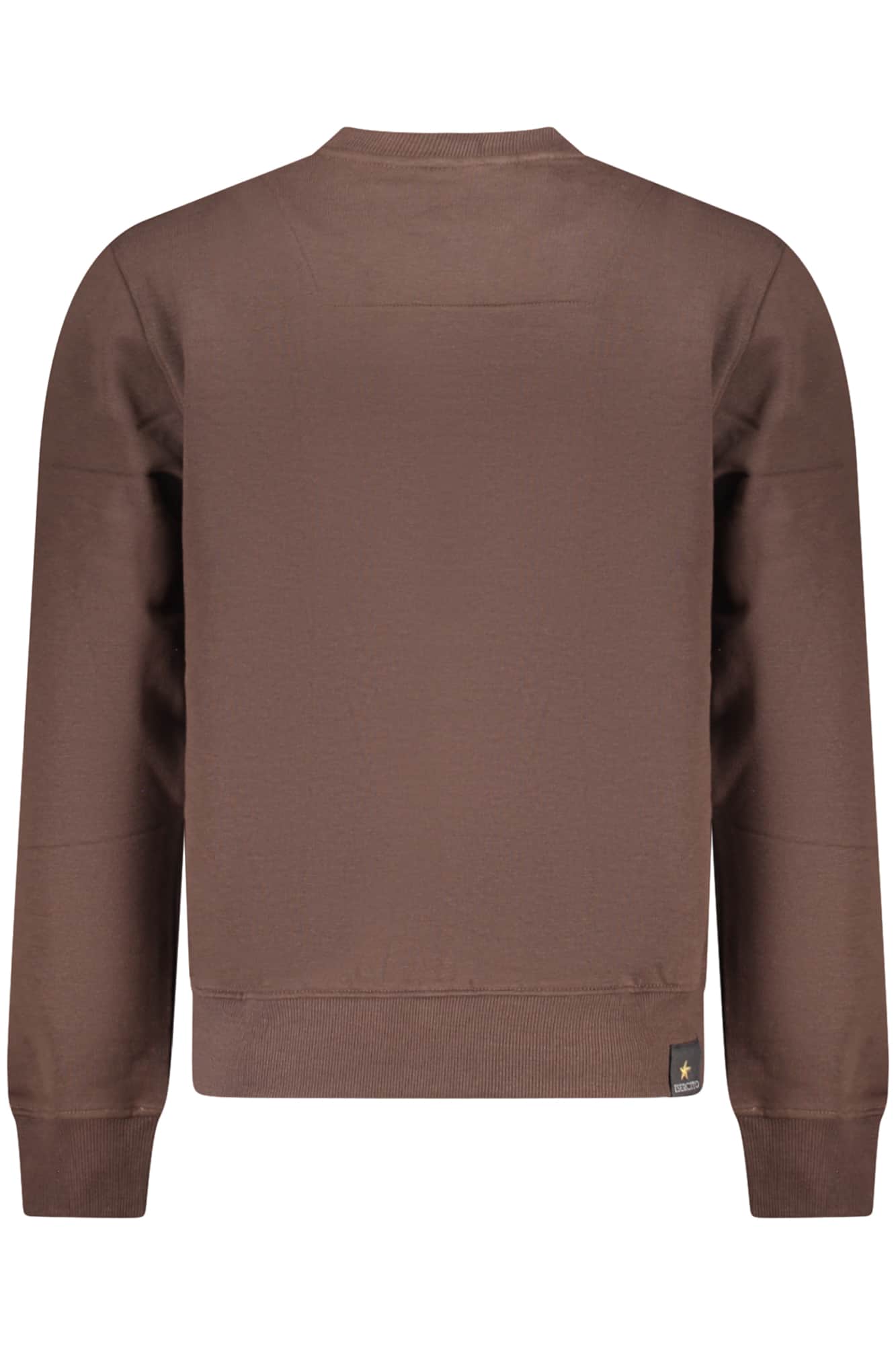 Military academy heren bruin met rits sweater