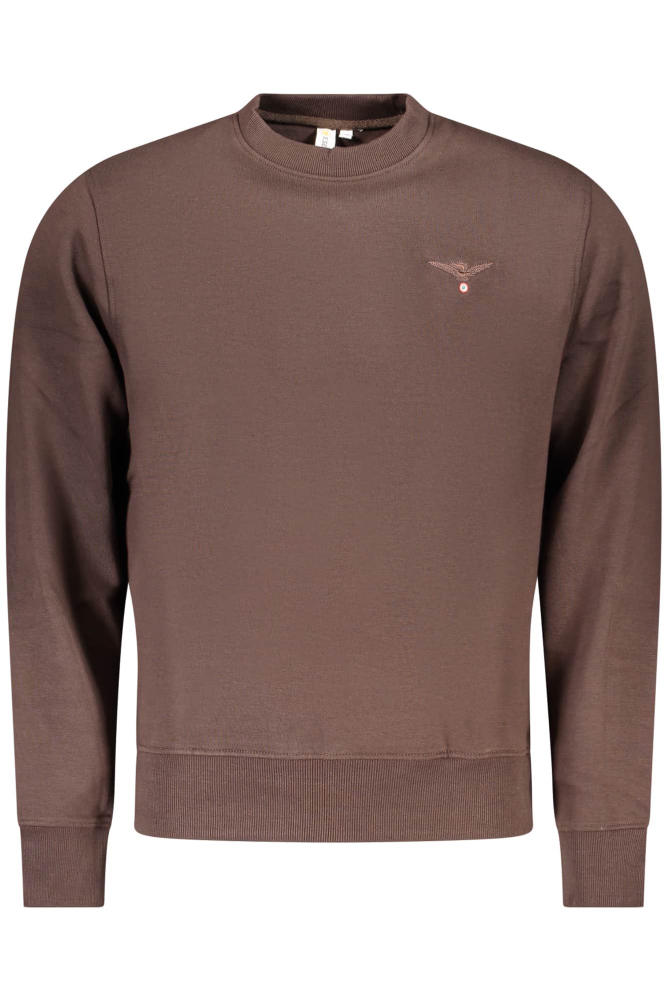 Military academy heren met rits sweater, groen