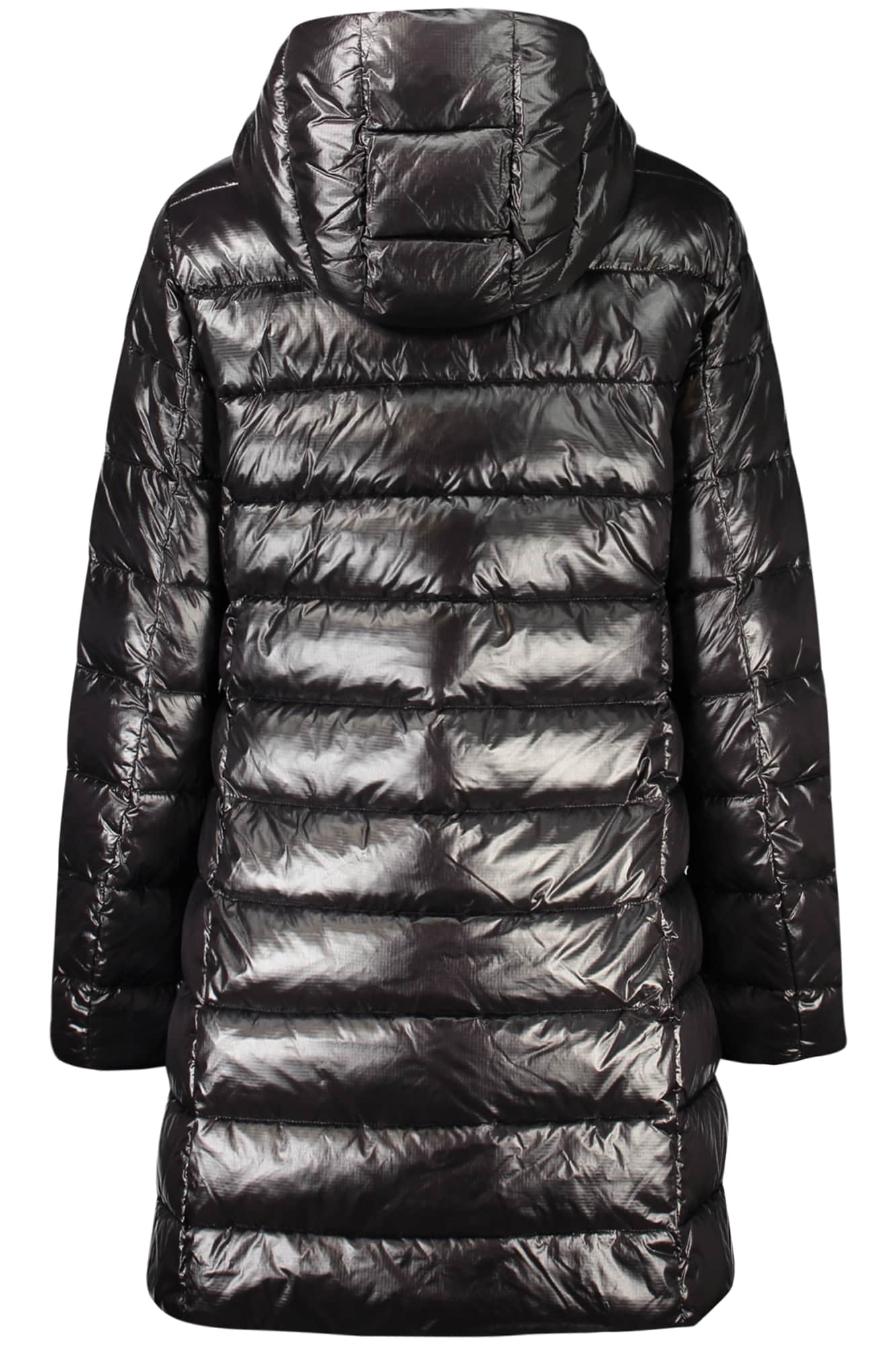 Blauer dames zwart jas
