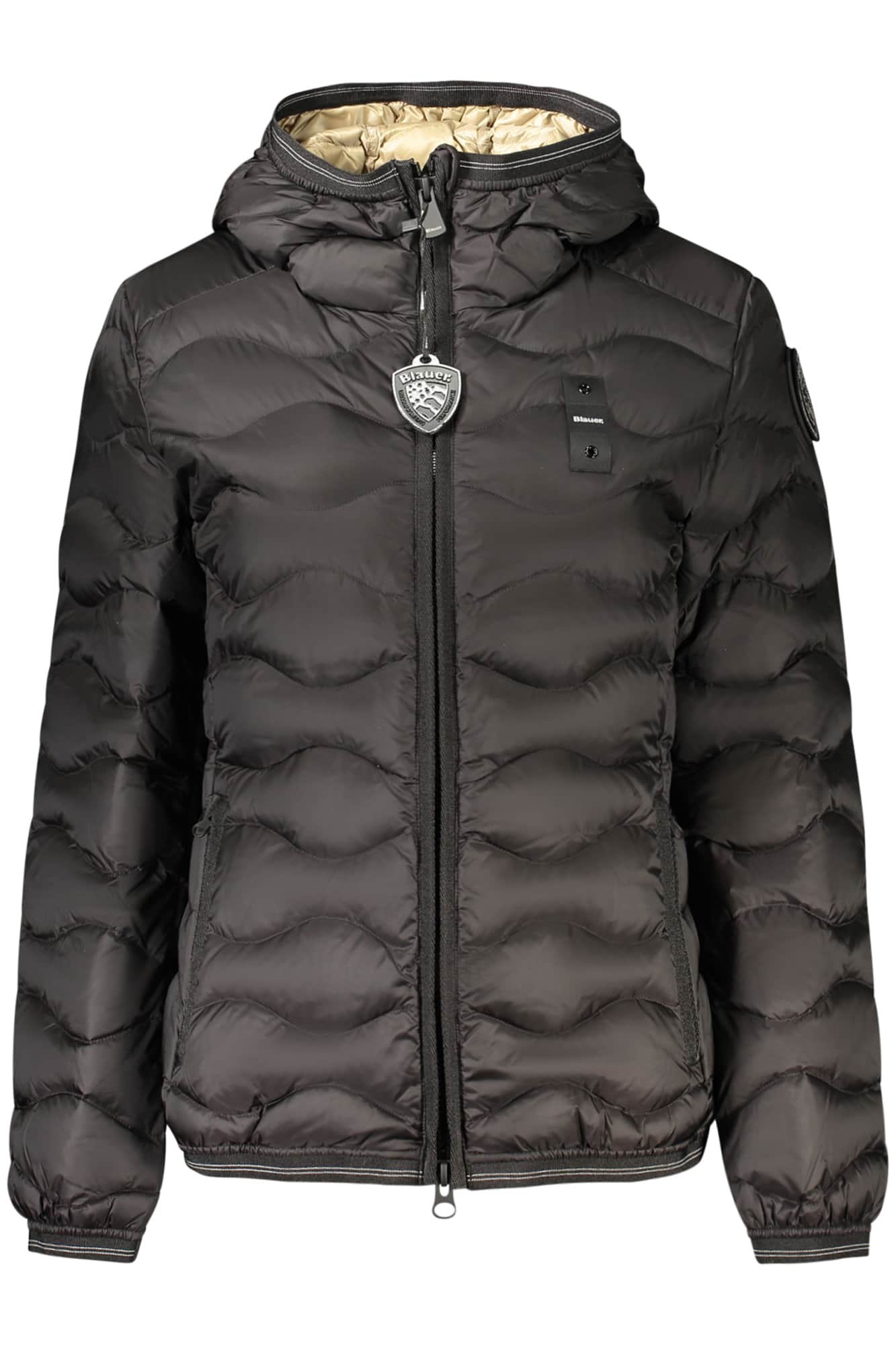 Blauer dames wit jas