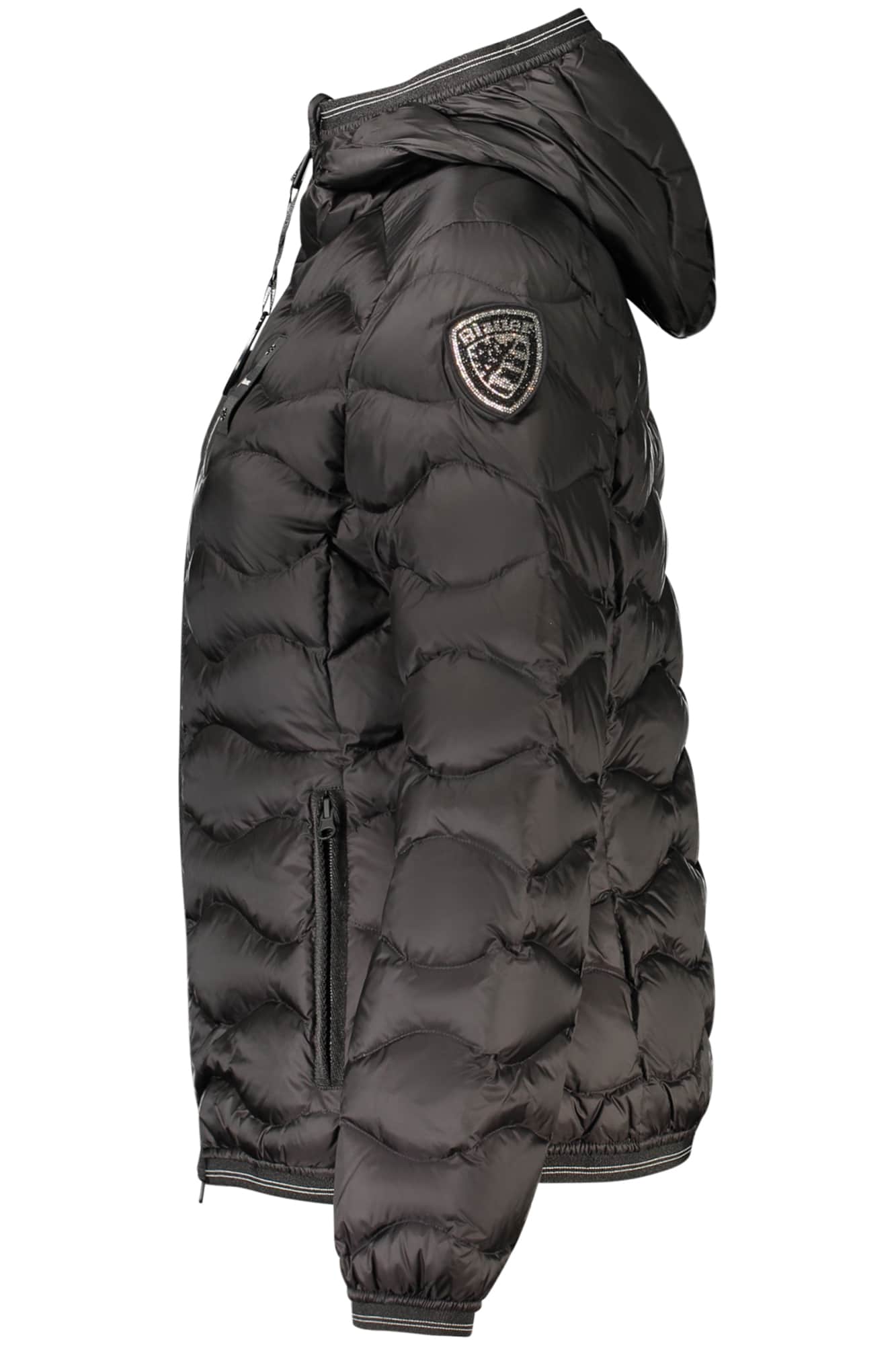 Blauer dames wit jas