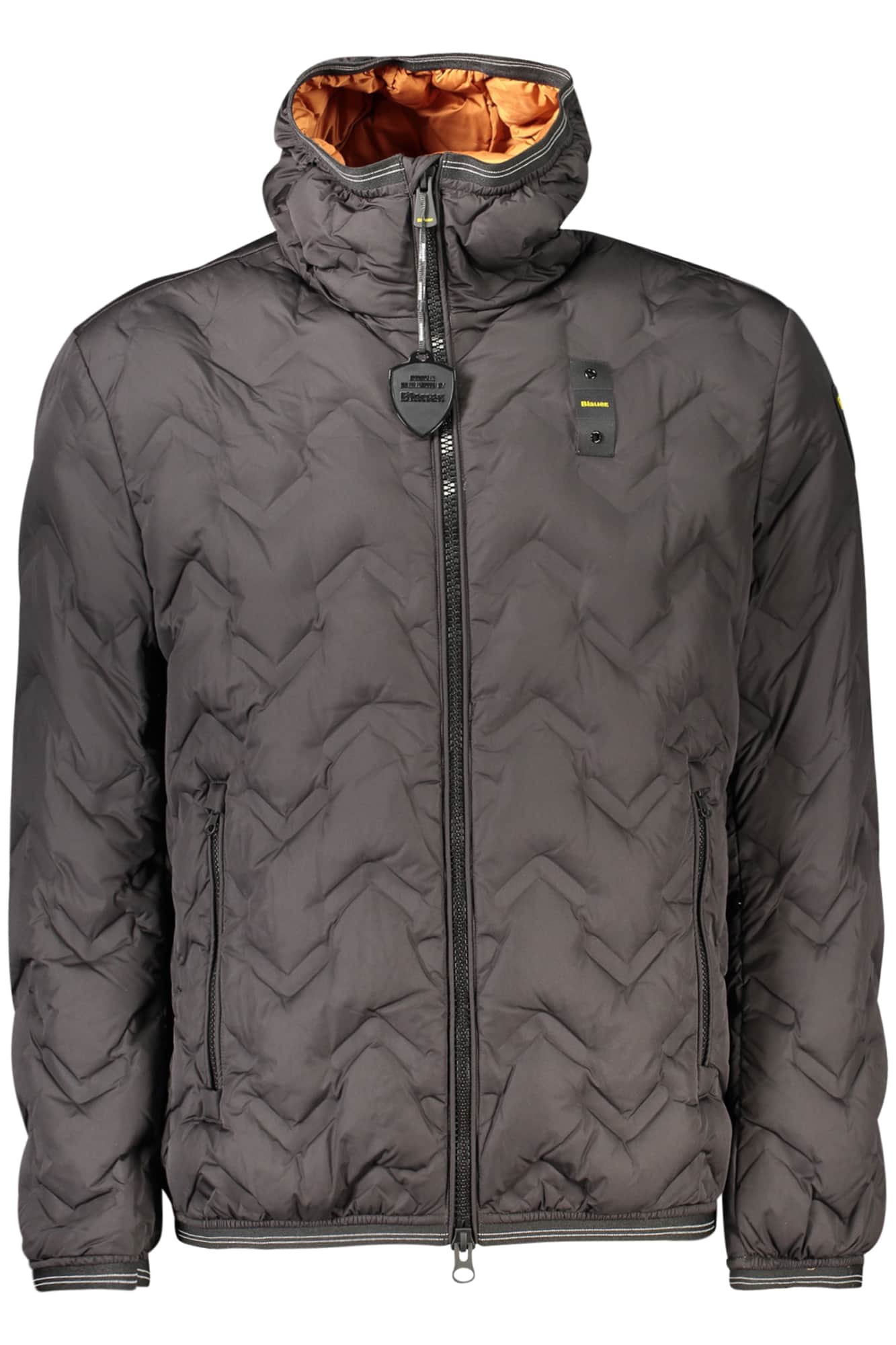 Blauer heren zwart jas