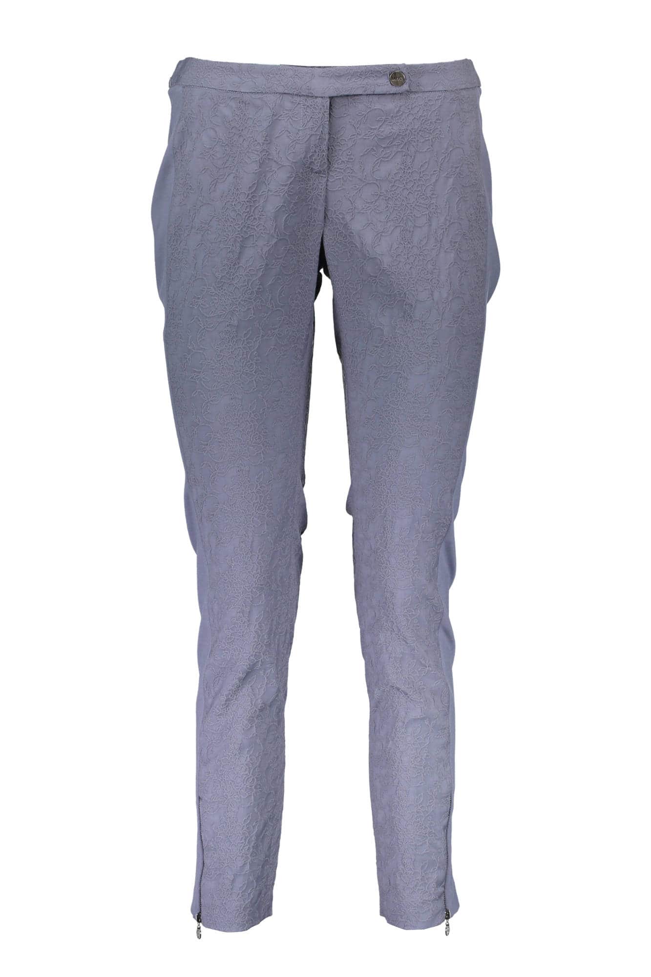 LIU JO BLUE WOMAN TROUSERS