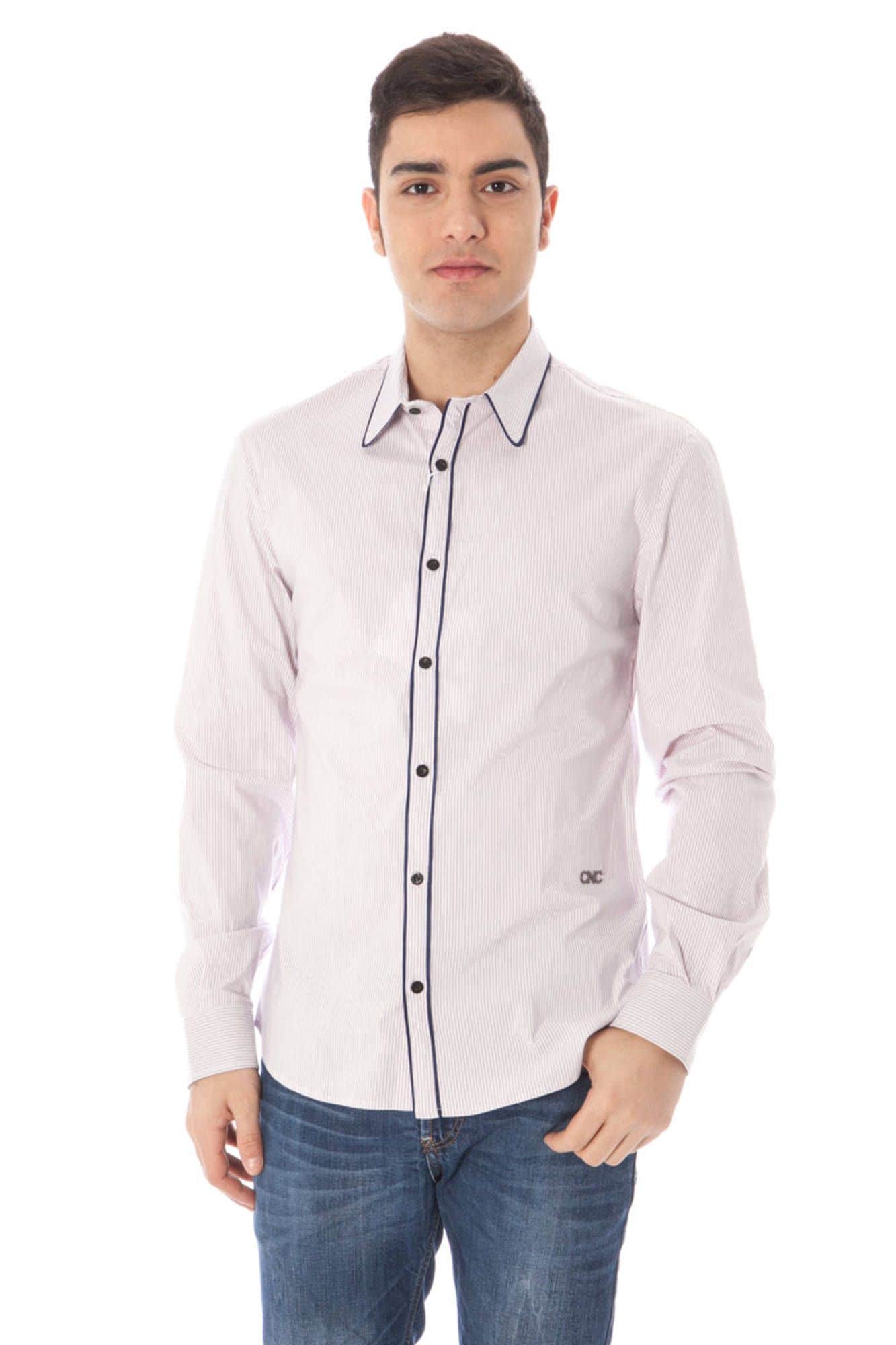 BADKLEDING NATIONAL HEREN LANGE MOUW SHIRT LICHT BLAUW