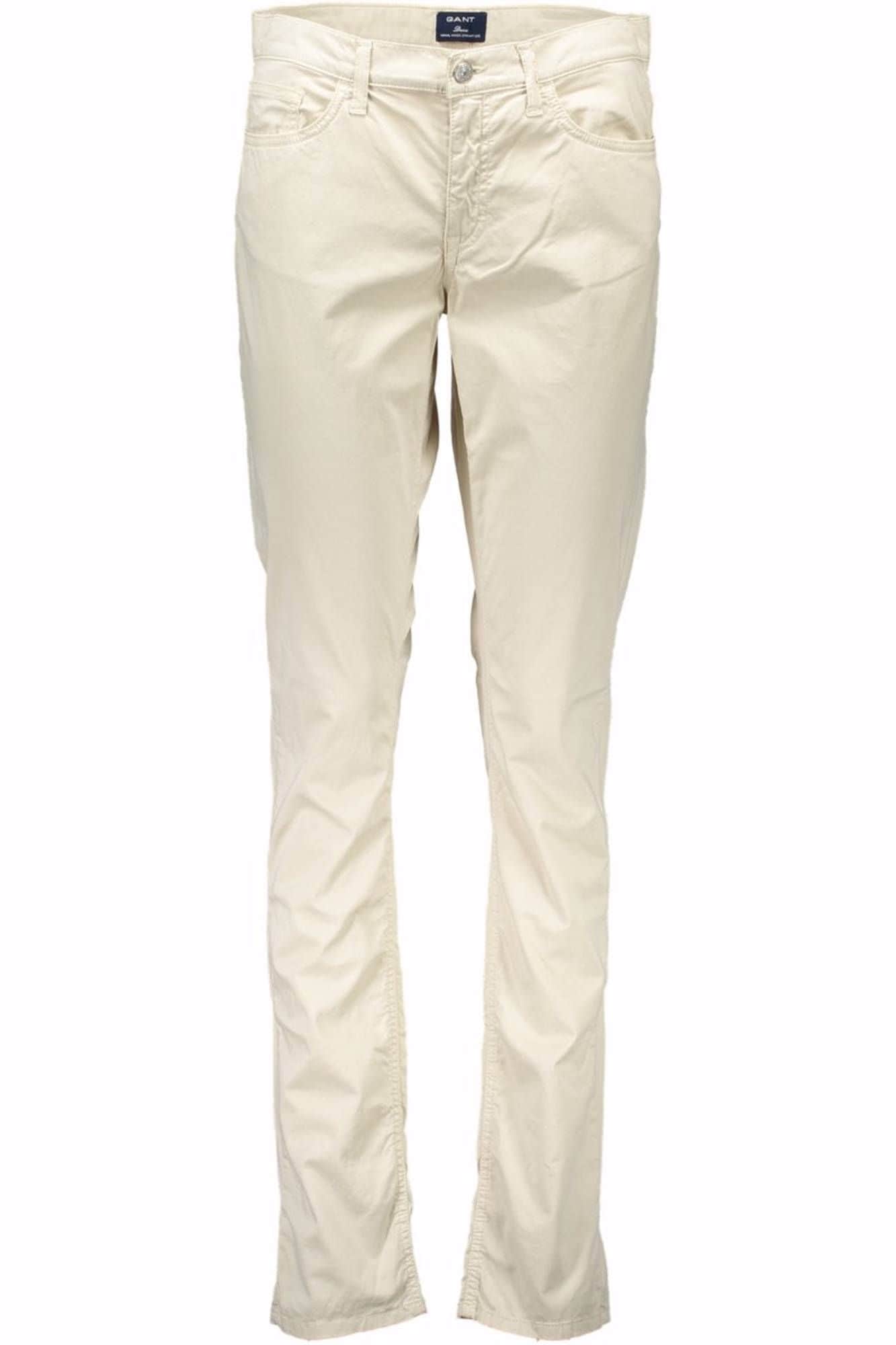 GANT WOMEN'S BEIGE TROUSERS