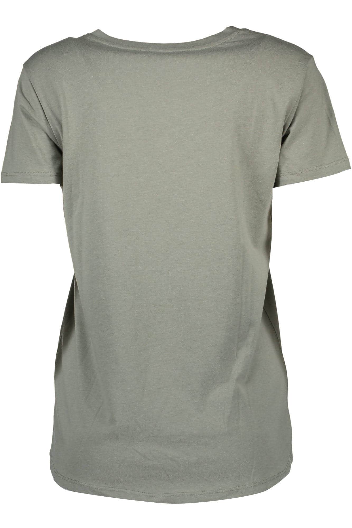 SILVIAN HEACH GROEN DAMES KORTE MOUW T-SHIRT
