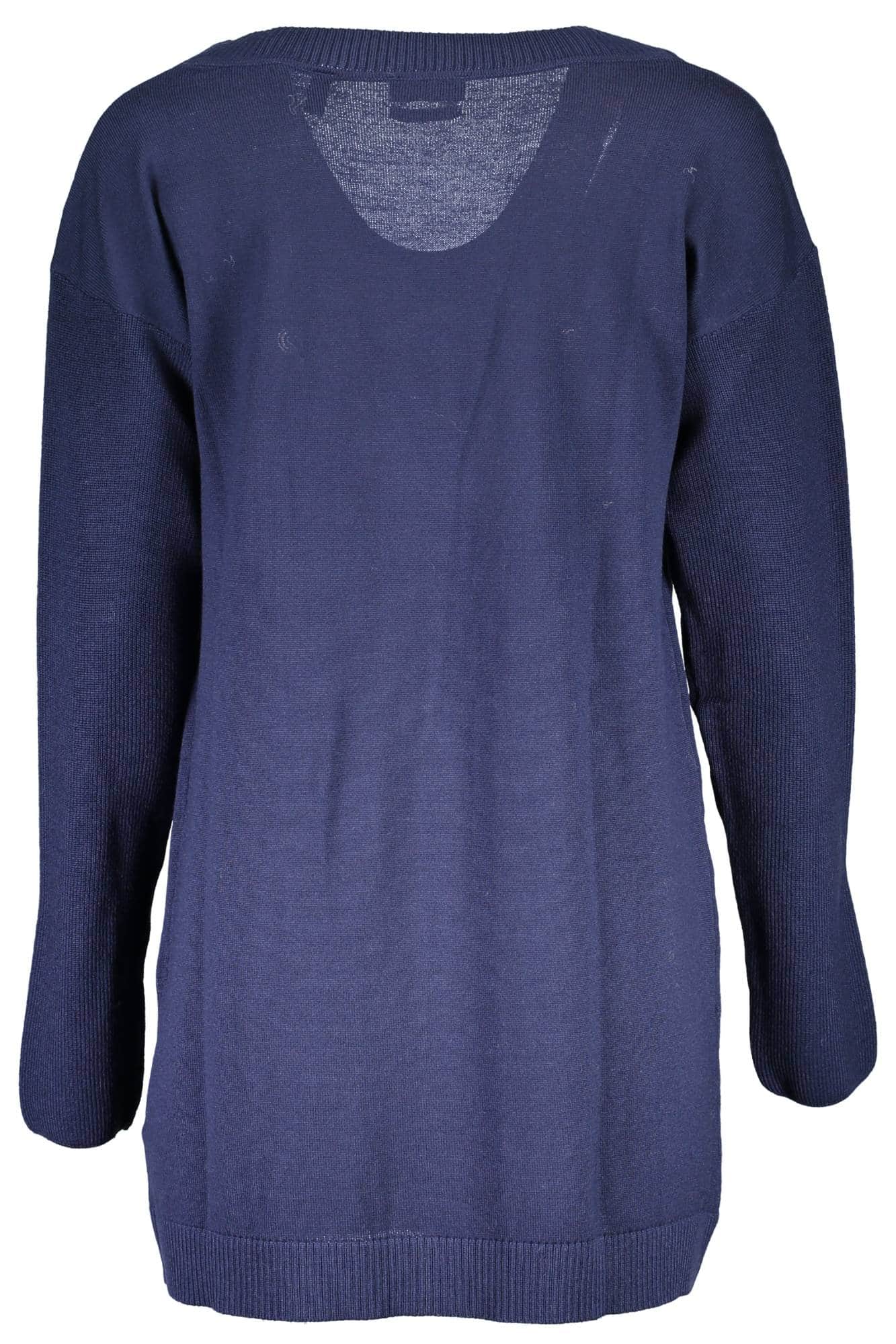GANT CARDIGAN WOMAN BLUE
