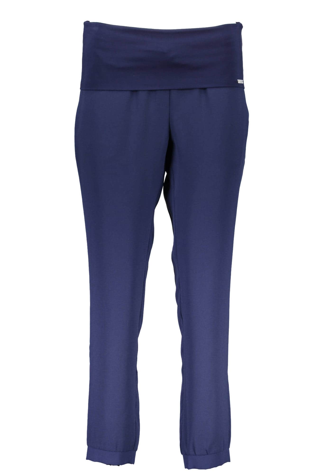 LIU JO BLUE WOMAN TROUSERS