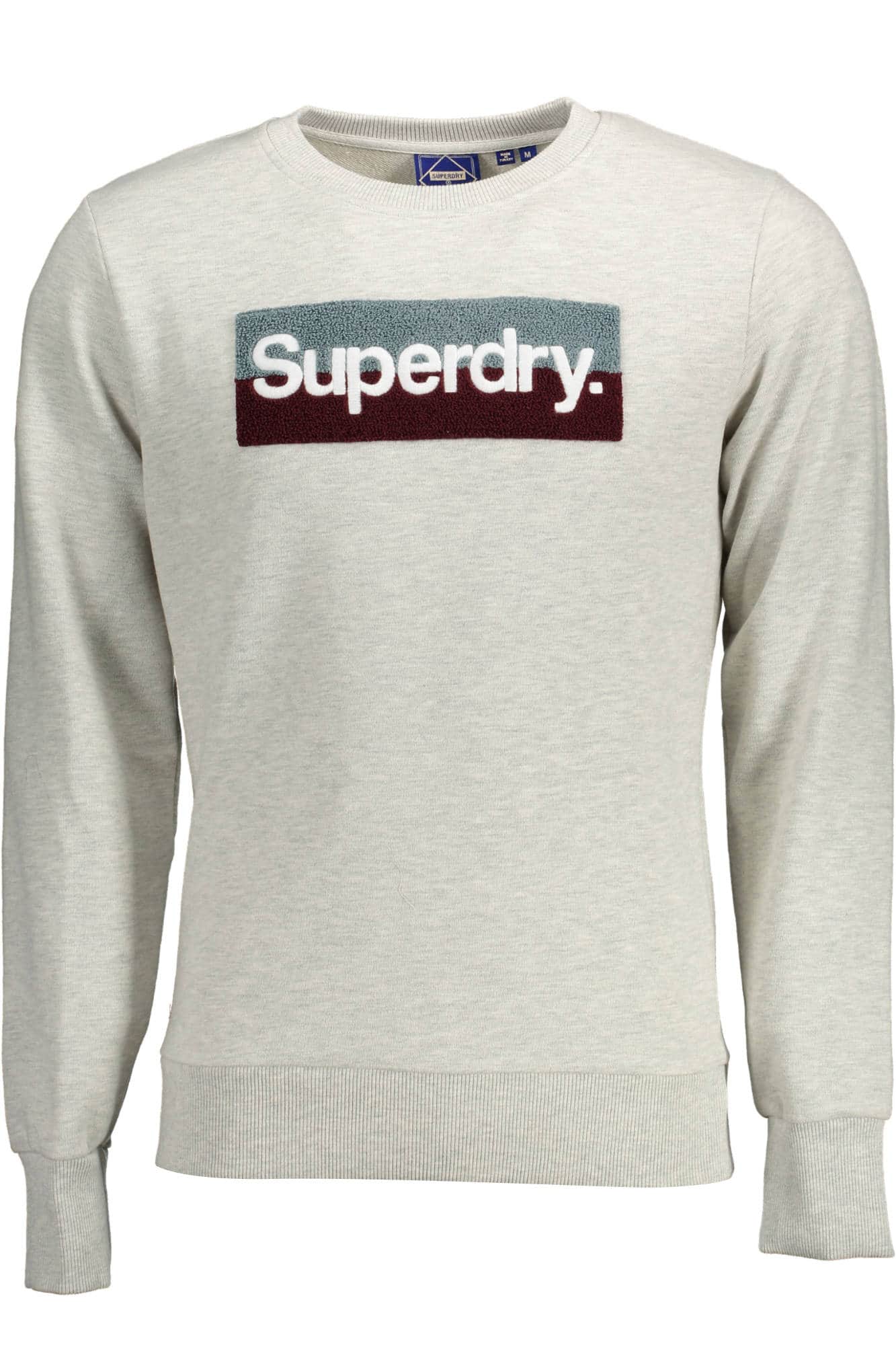 SUPERDRY SWEATER ZONDER RITS HEREN GRIJS