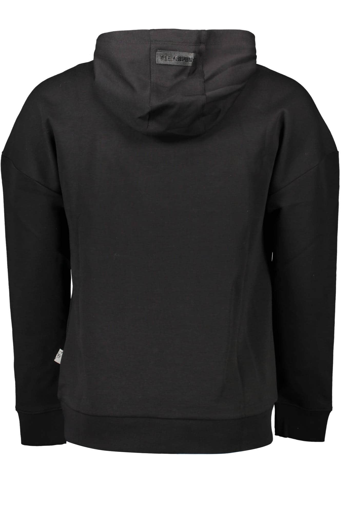 PLEIN SPORT SWEATSHIRT WITHOUT ZIP MAN BLACK