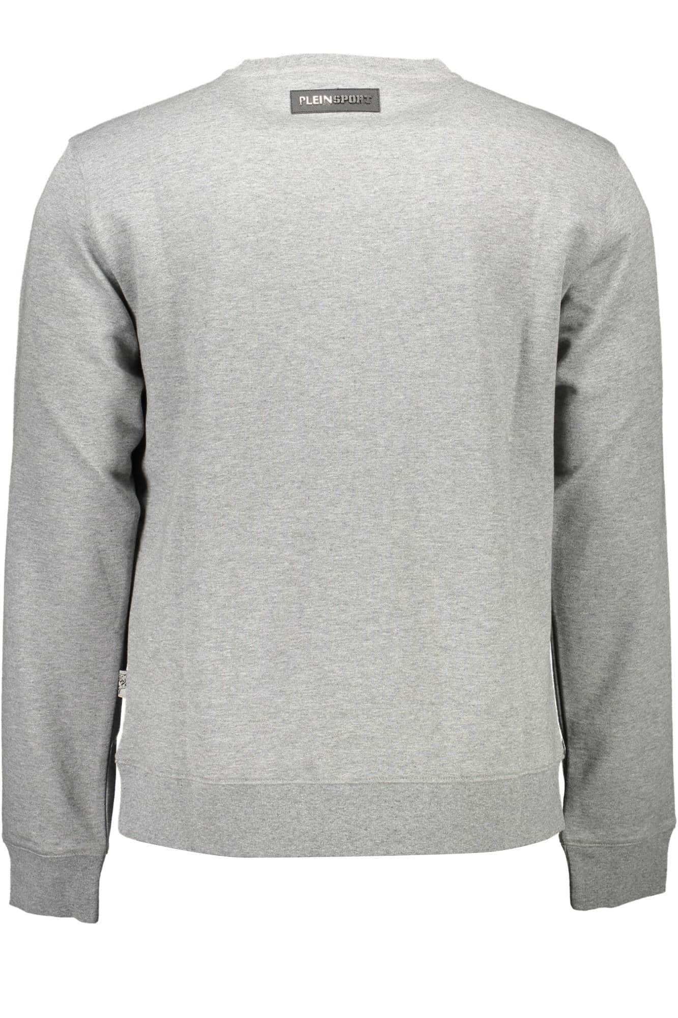 PLEIN SPORT SWEATSHIRT WITHOUT ZIP MAN GREEN