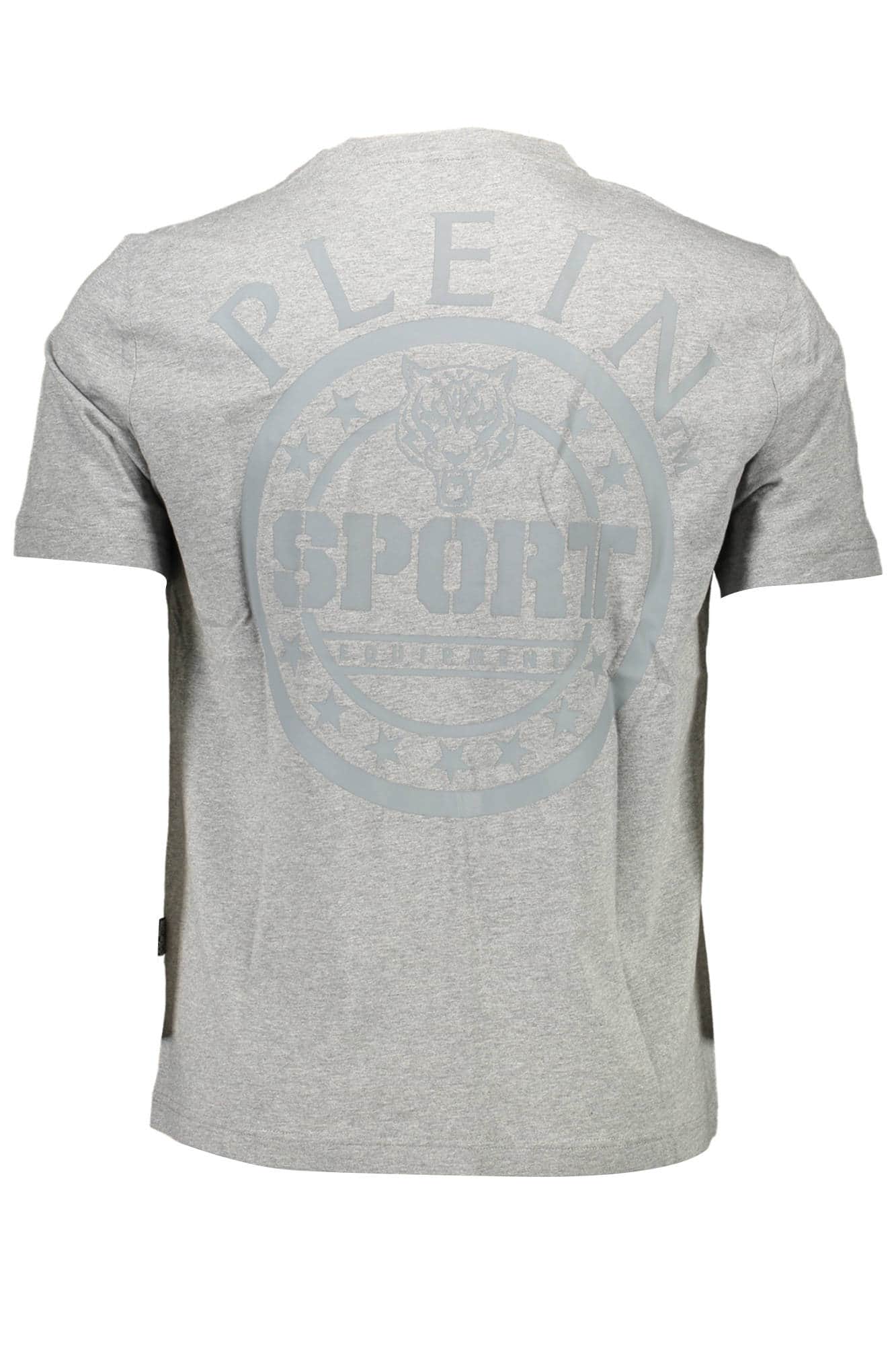PLEIN SPORT MEN'S SHORT SLEEVE T-SHIRT GRAY