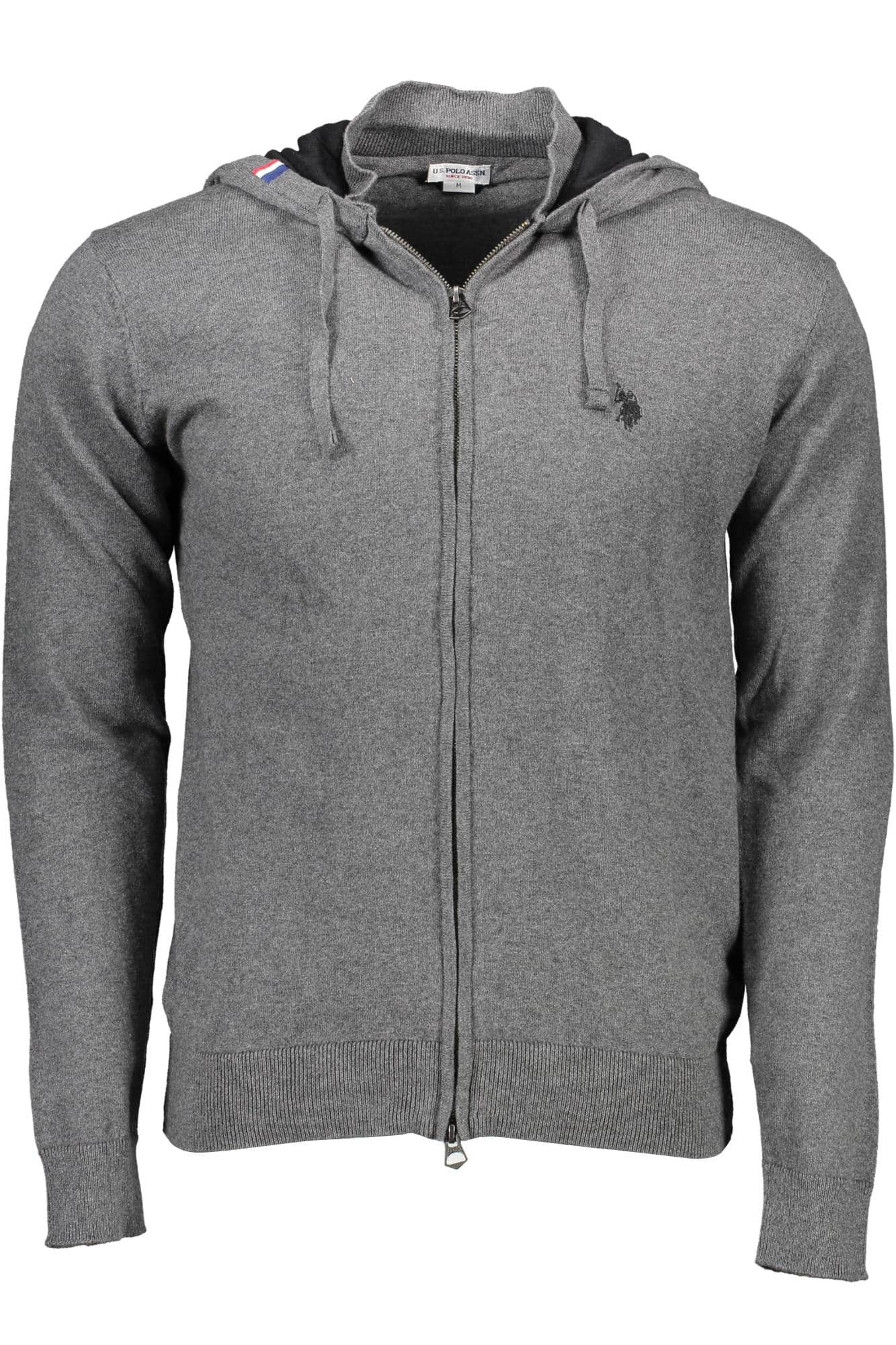 US POLO ASSN. MEN'S GREY CARDIGAN